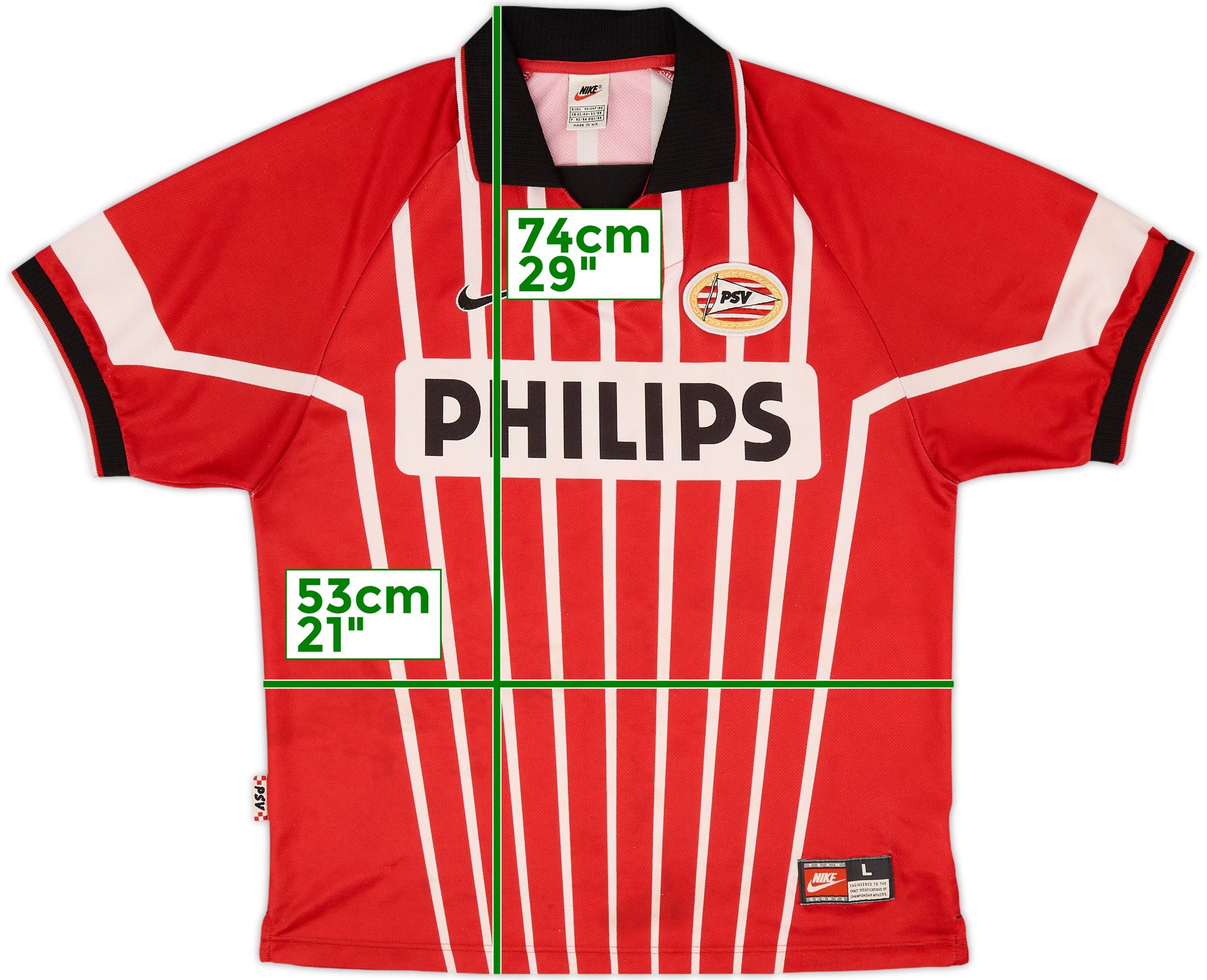 1997-98 PSV Home Shirt - 6/10 - (L)
