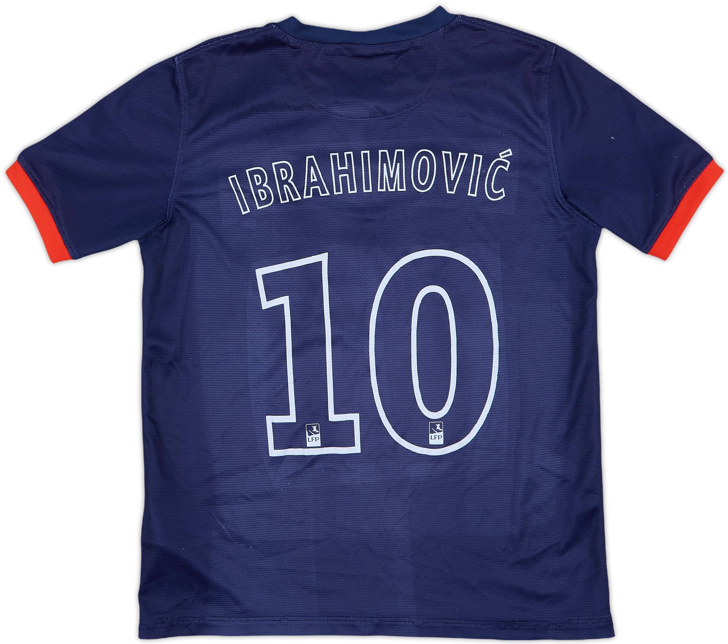 2013-14 Paris Saint-Germain Home Shirt Ibrahimovic #10 - 4