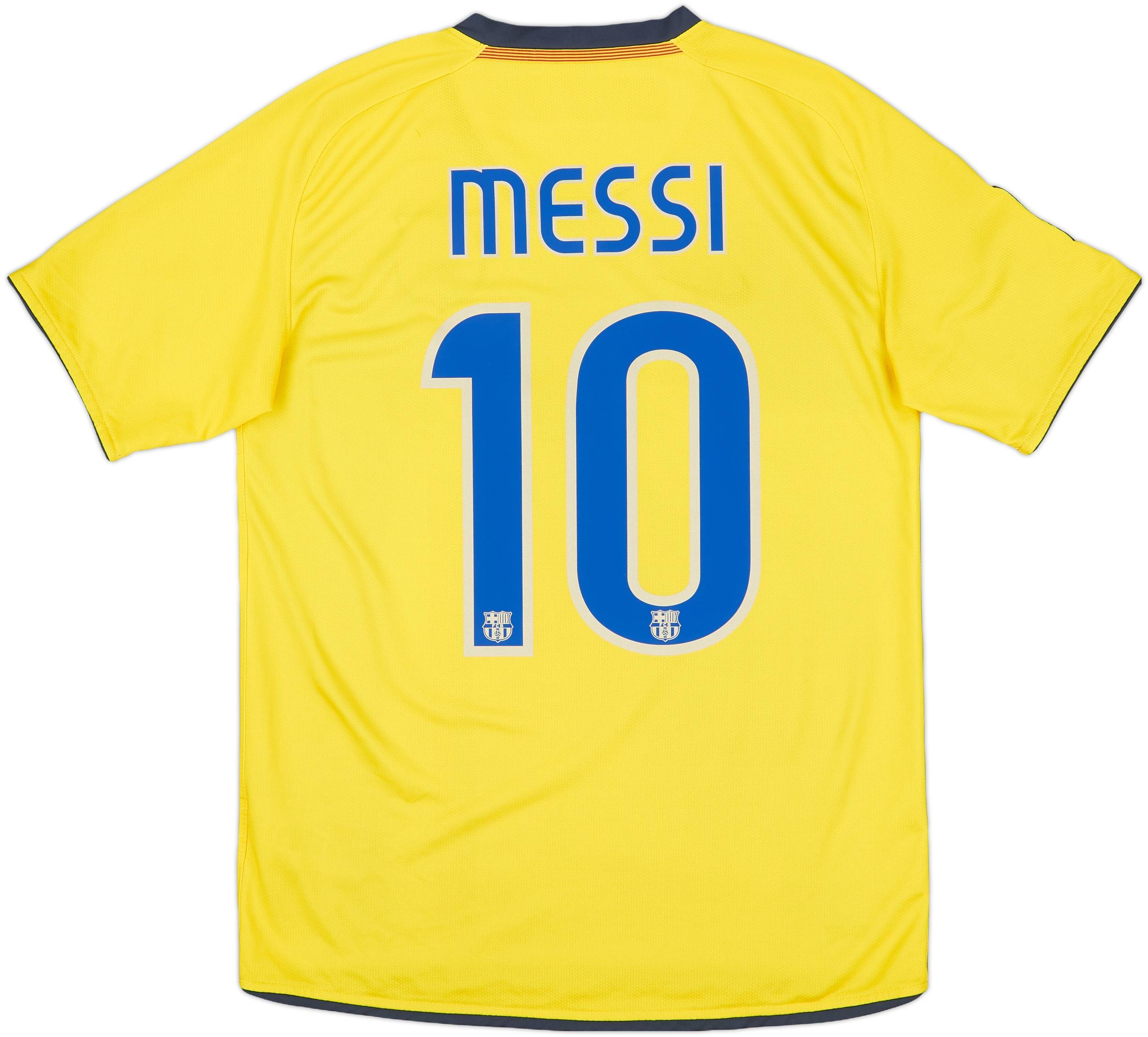 2008-10 Barcelona Away Shirt Messi #10 - 7/10 - (S)