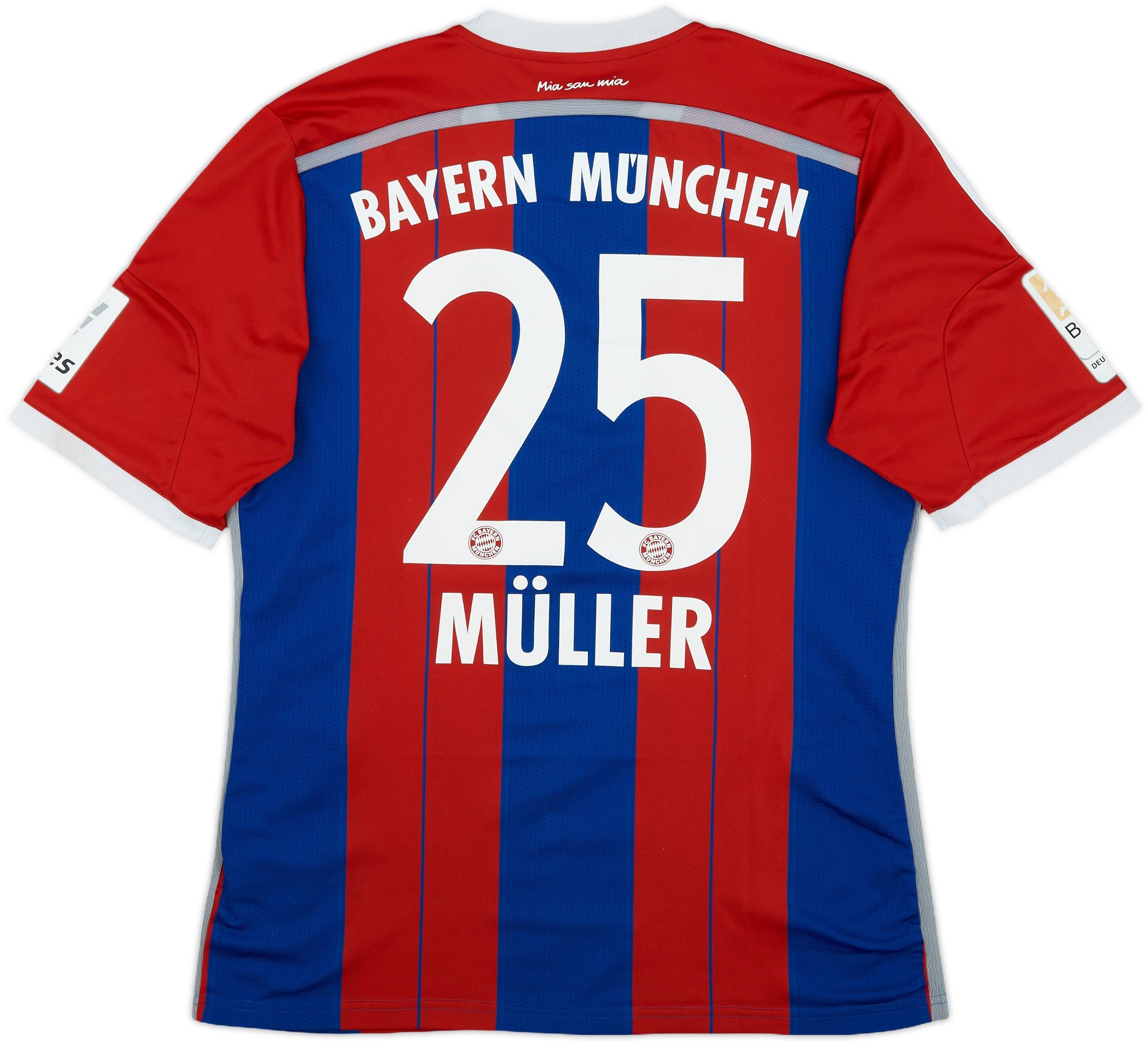 2014-15 Bayern Munich Home Shirt Muller #25 - 7/10 - (M)