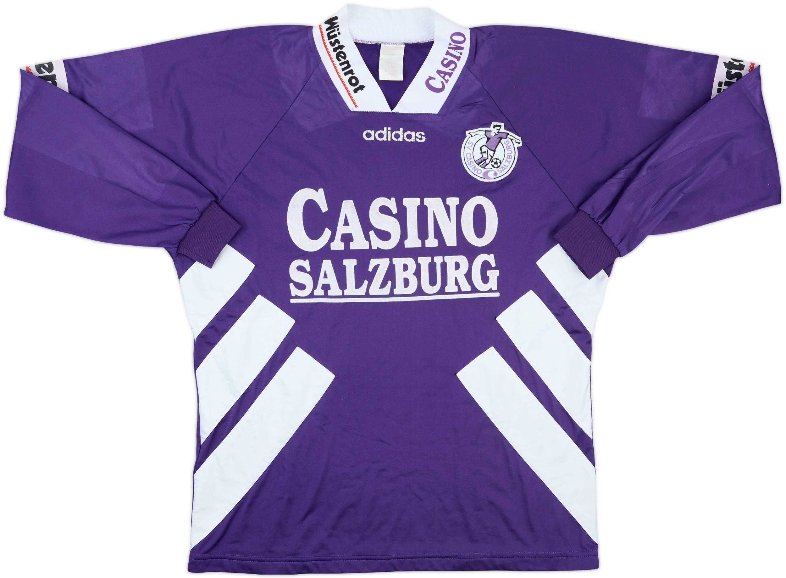 1995-96 Casino Salzburg Match Issue Home L/S Shirt #3