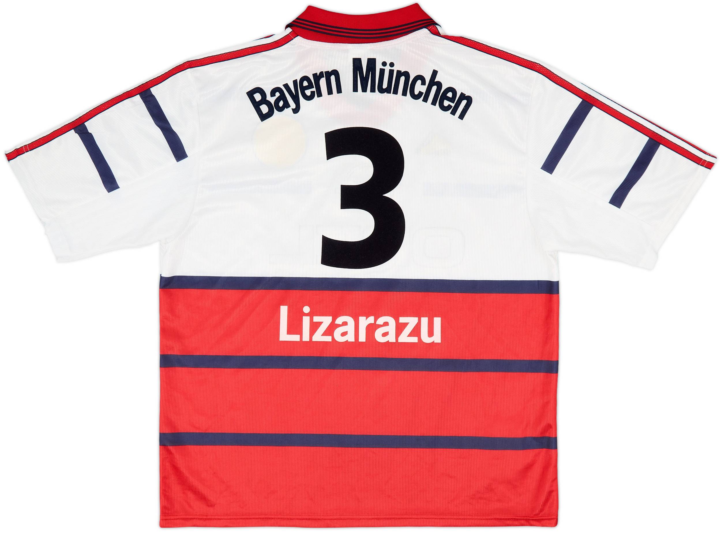 1998-00 Bayern Munich Away Shirt Lizarazu #3 - 7/10 - (L)