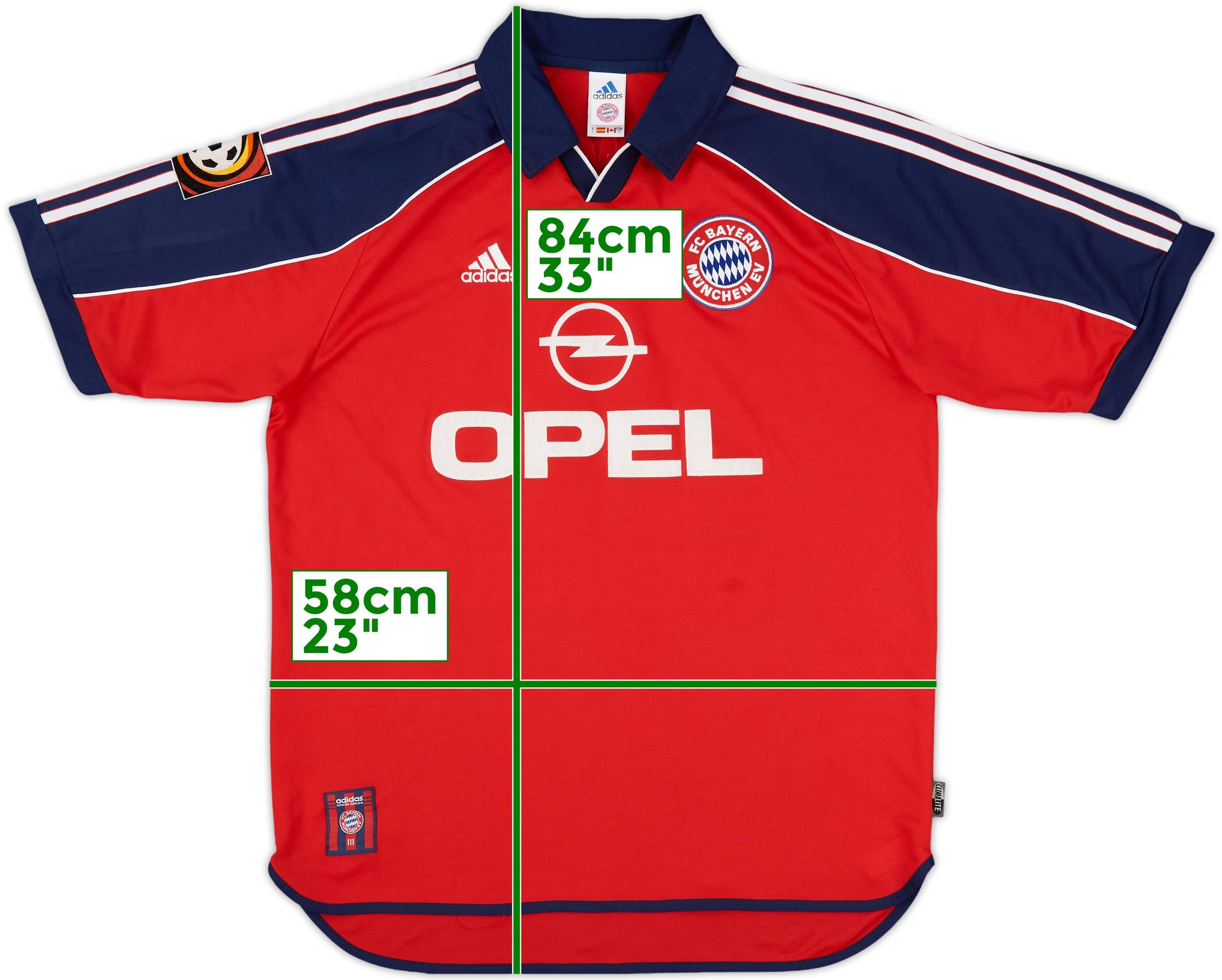 FC Bayern München シャツ Effenberg 11番 2001-02 Bayern Munich CL Shirt Effenberg #11 (L)