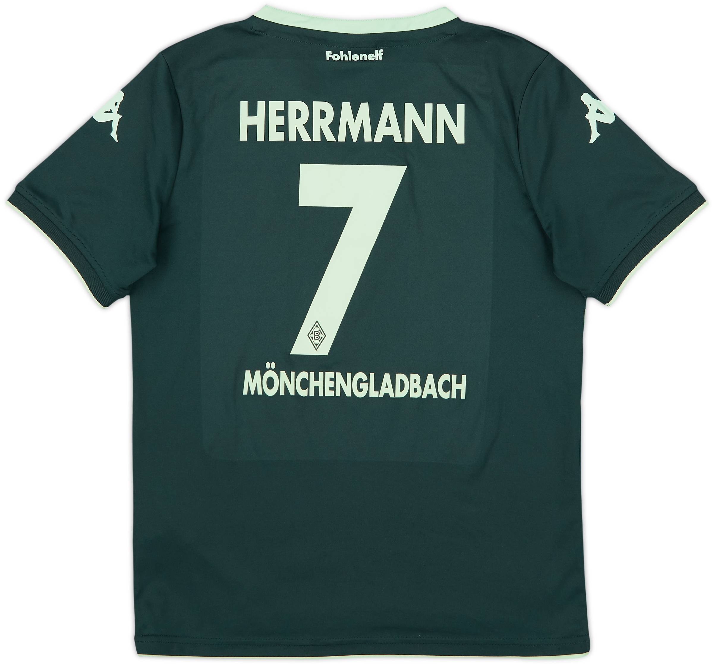 2015-16 Borussia Monchengladbach Away Shirt Herrmann #7 - 7/10 - (L.Boys)