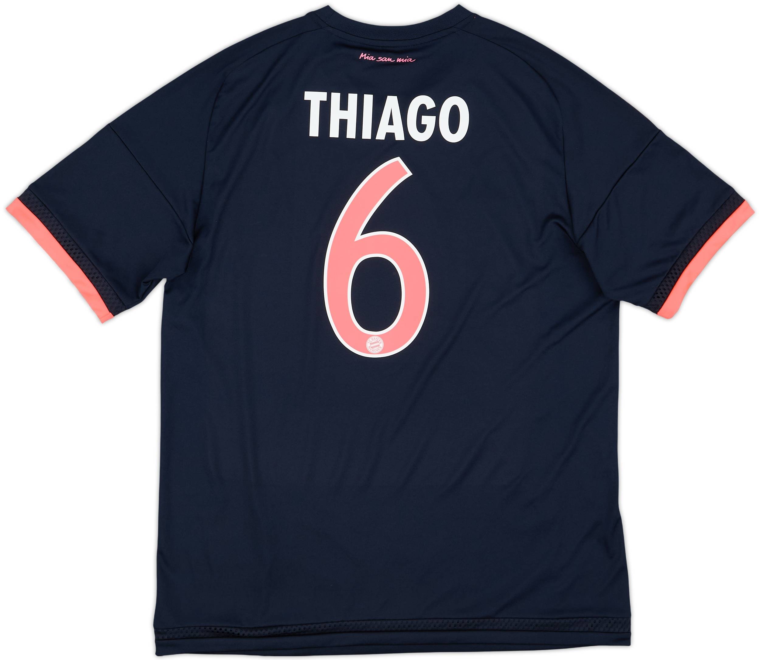 2015-16 Bayern Munich Third Shirt Thiago #6 - 8/10 - (L)