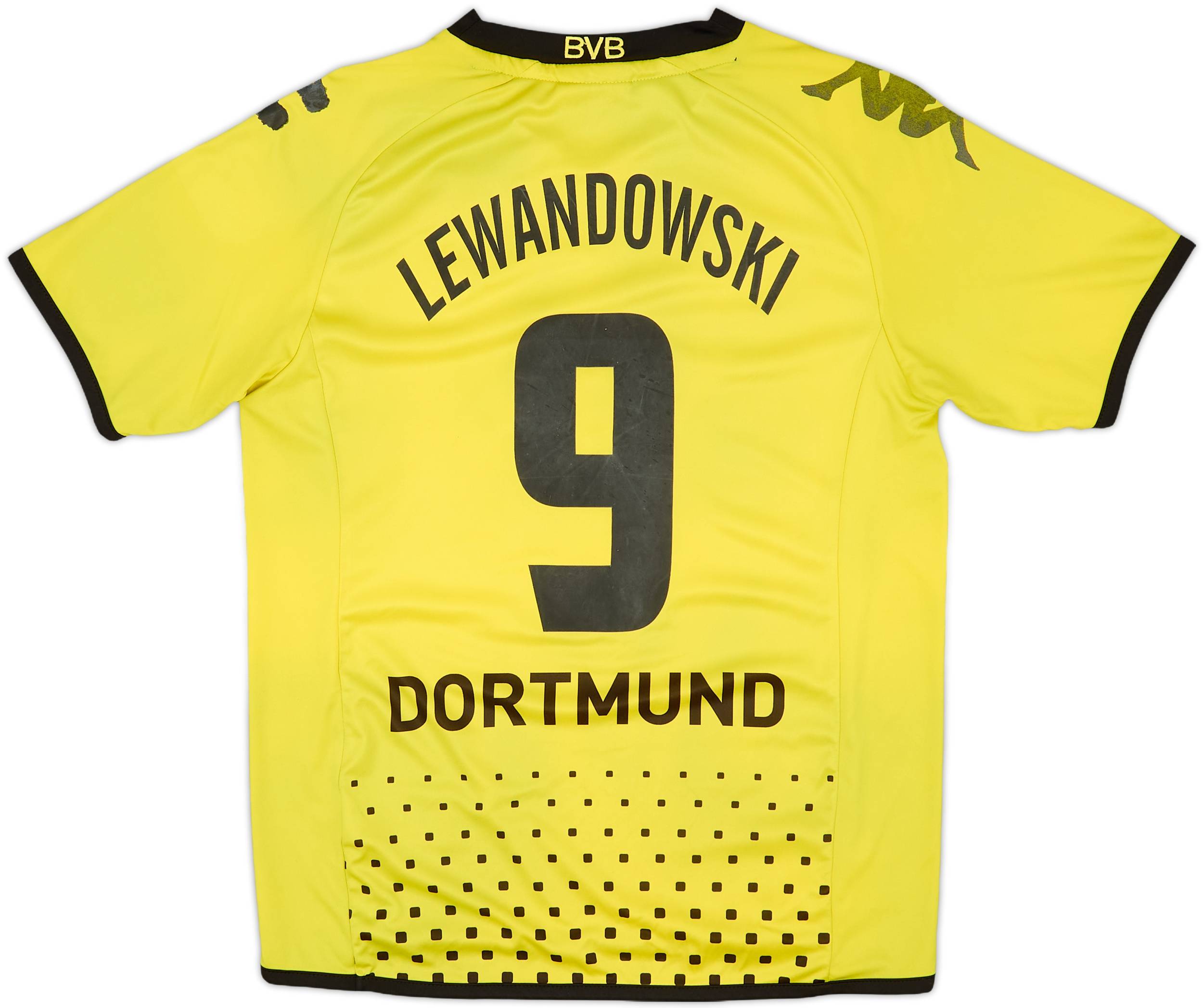 2011-12 Borussia Dortmund Home Shirt Lewandowski #9 - 5/10 - (L.Boys)