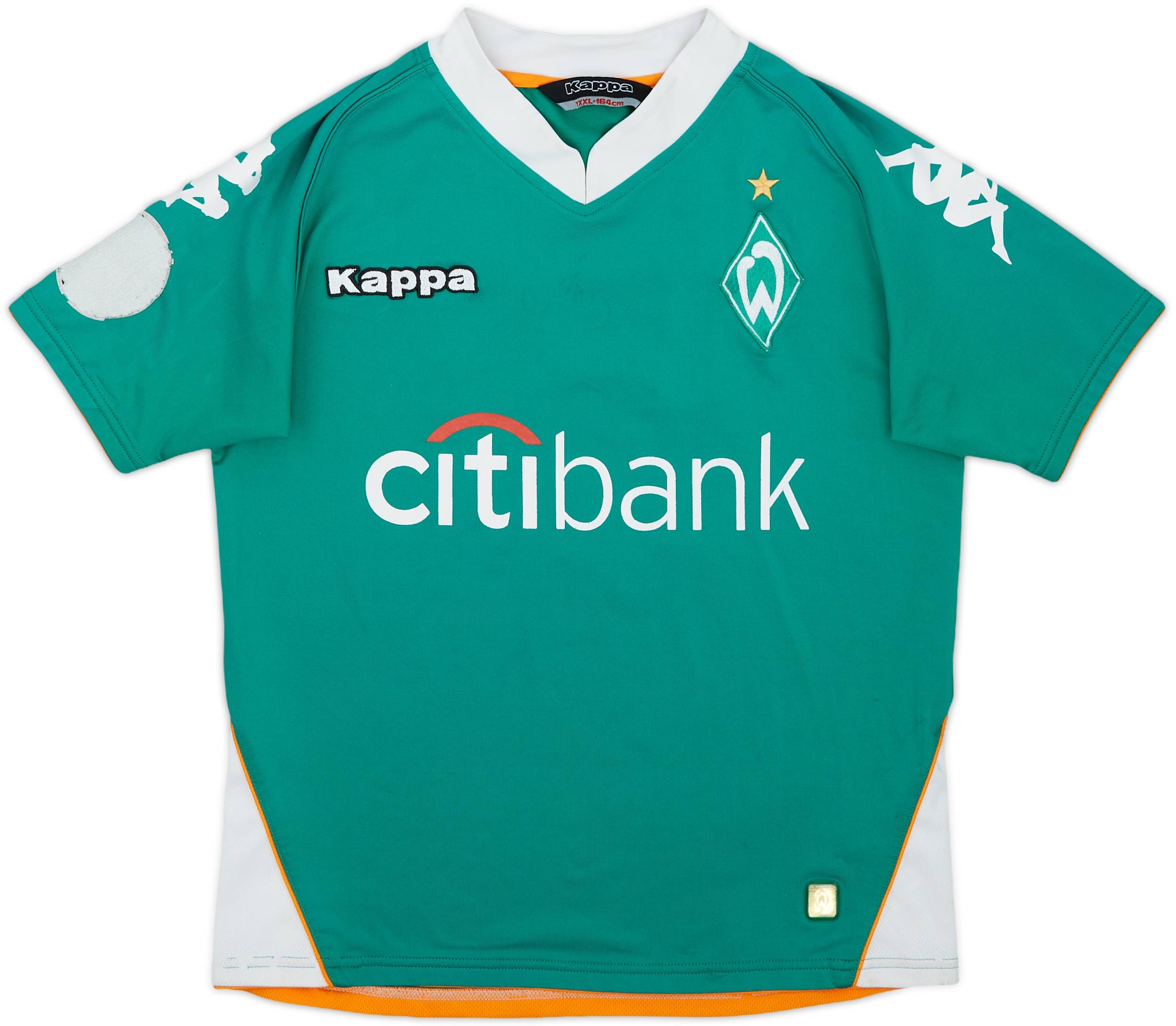 2007-08 Werder Bremen Home Shirt Diego #10 - 6/10 - (XL.Boys)