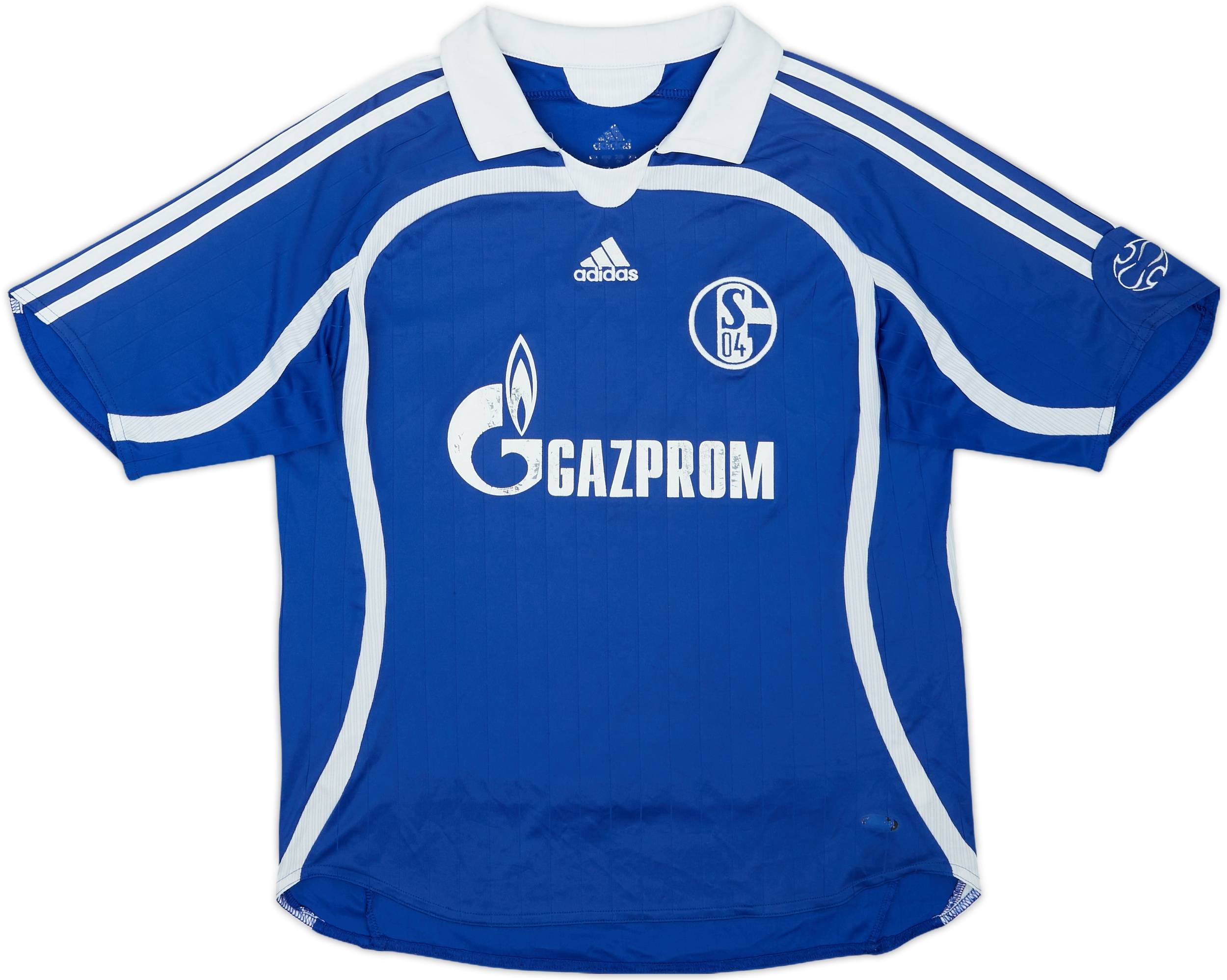 SCHALKE 2006 2007 HOME FOOTBALL SHIRT SOCCER JERSEY ADIDAS