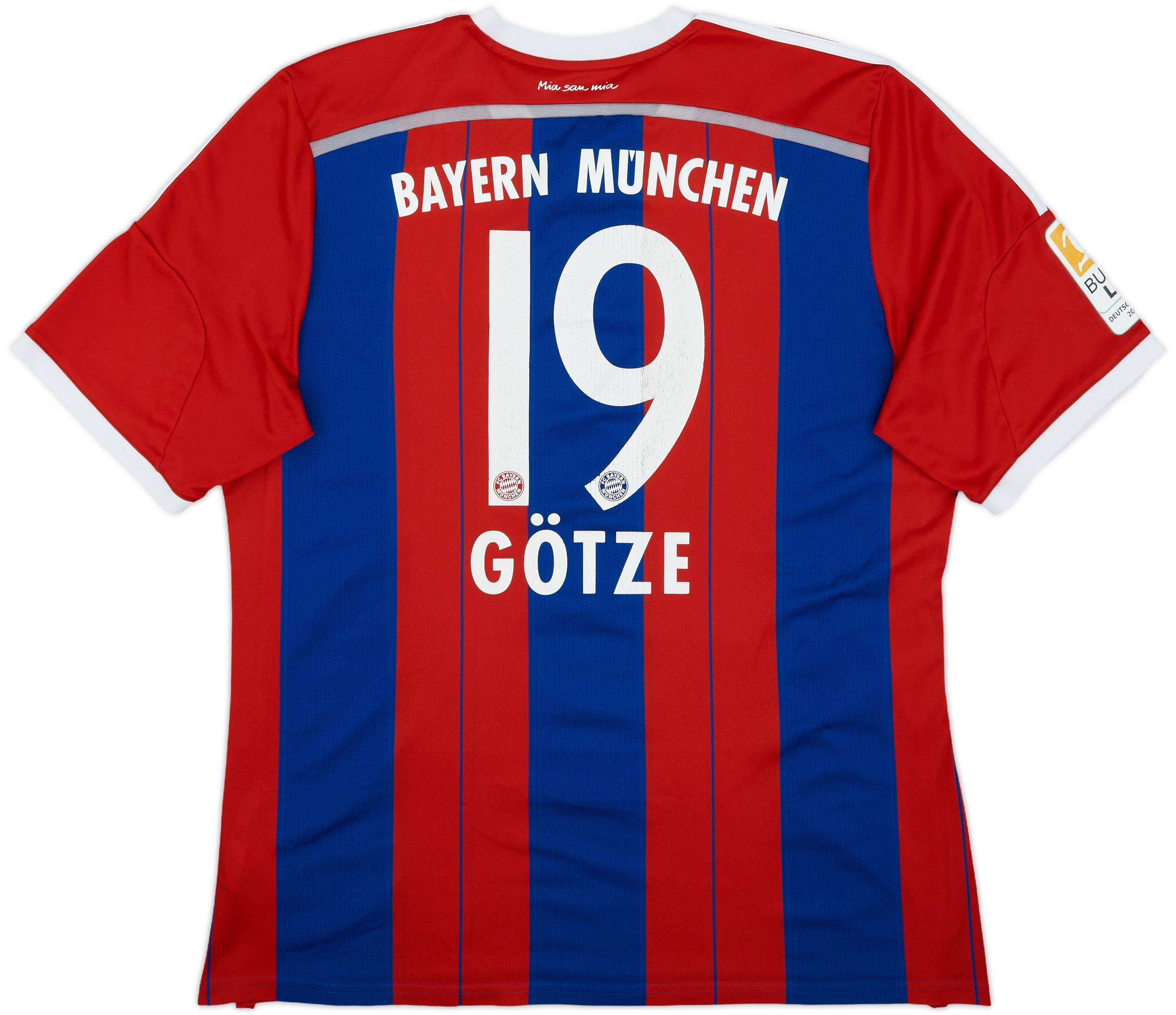 2014-15 Bayern Munich Home Shirt Gotze #19 - 6/10 - (XXL)