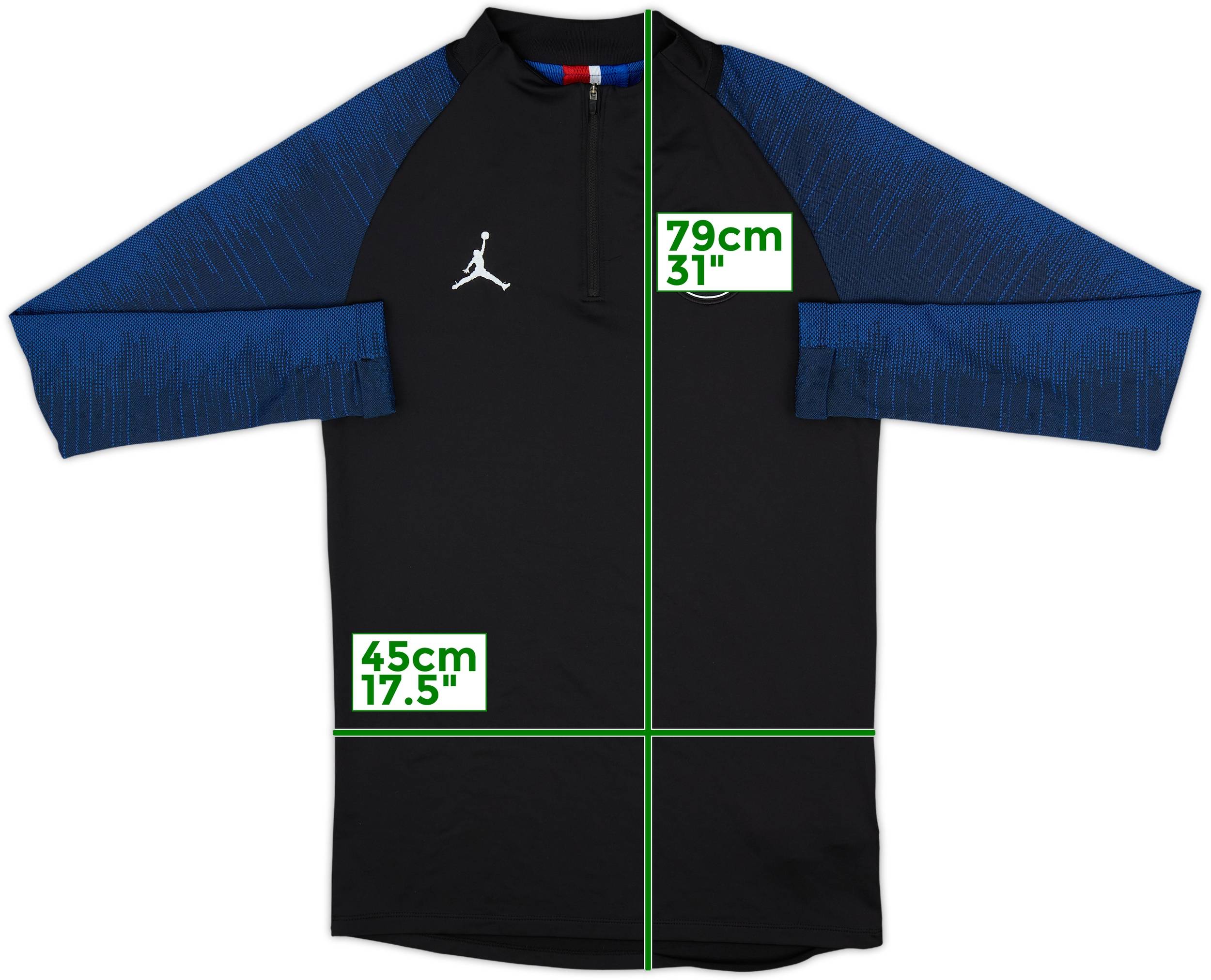 2020-21 Paris Saint-Germain Nike/Jordan 1/4 Zip Drill Top