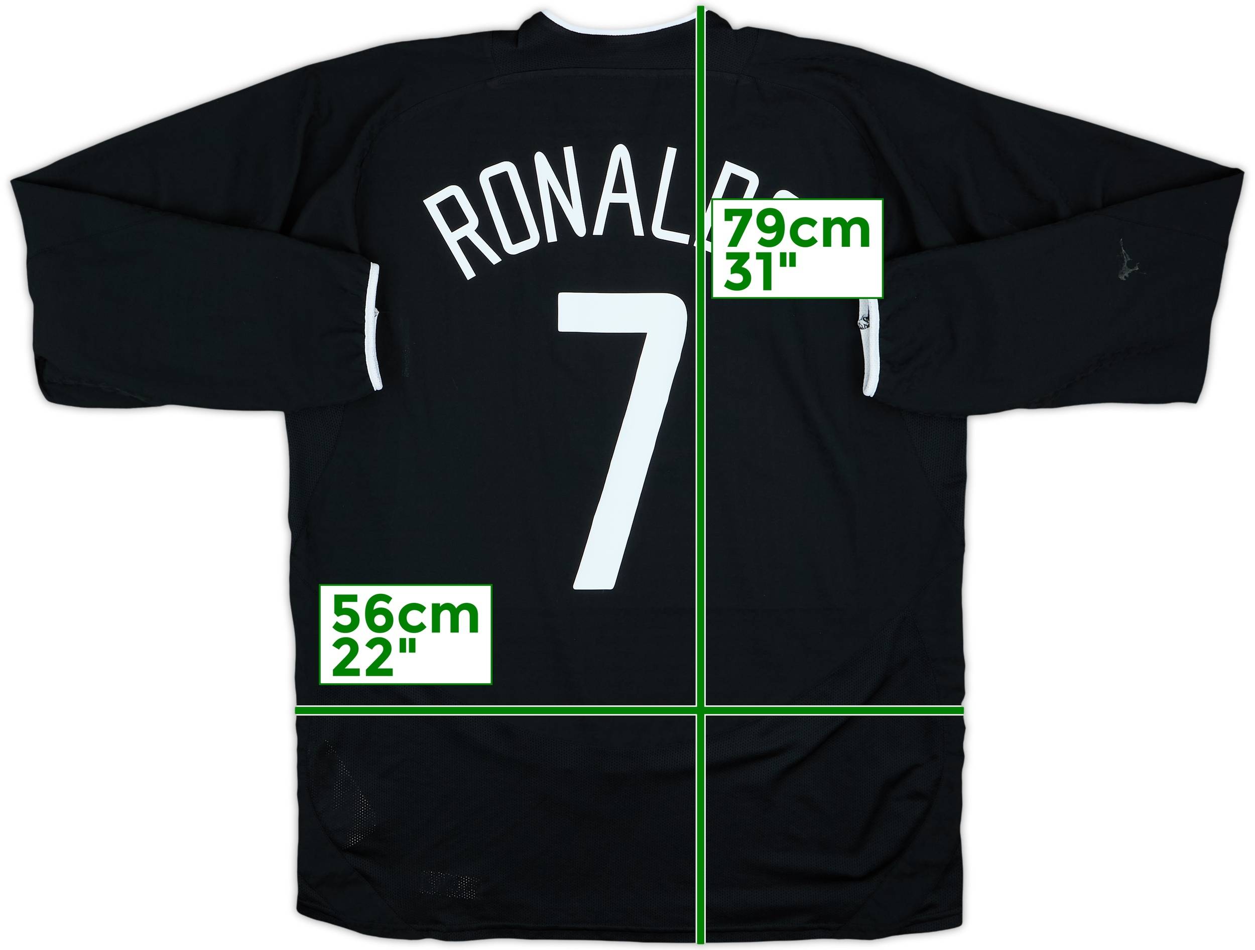 2003-05 Manchester United Away L/S Shirt Ronaldo #7 - 8/10 - (XL)