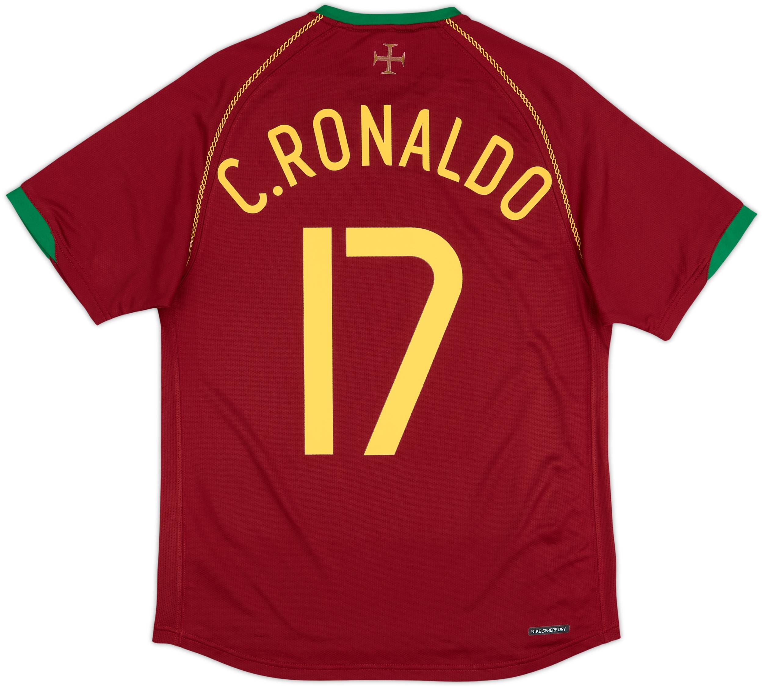 2006-08 Portugal Home Shirt C.Ronaldo #17 - 9/10 - (S)