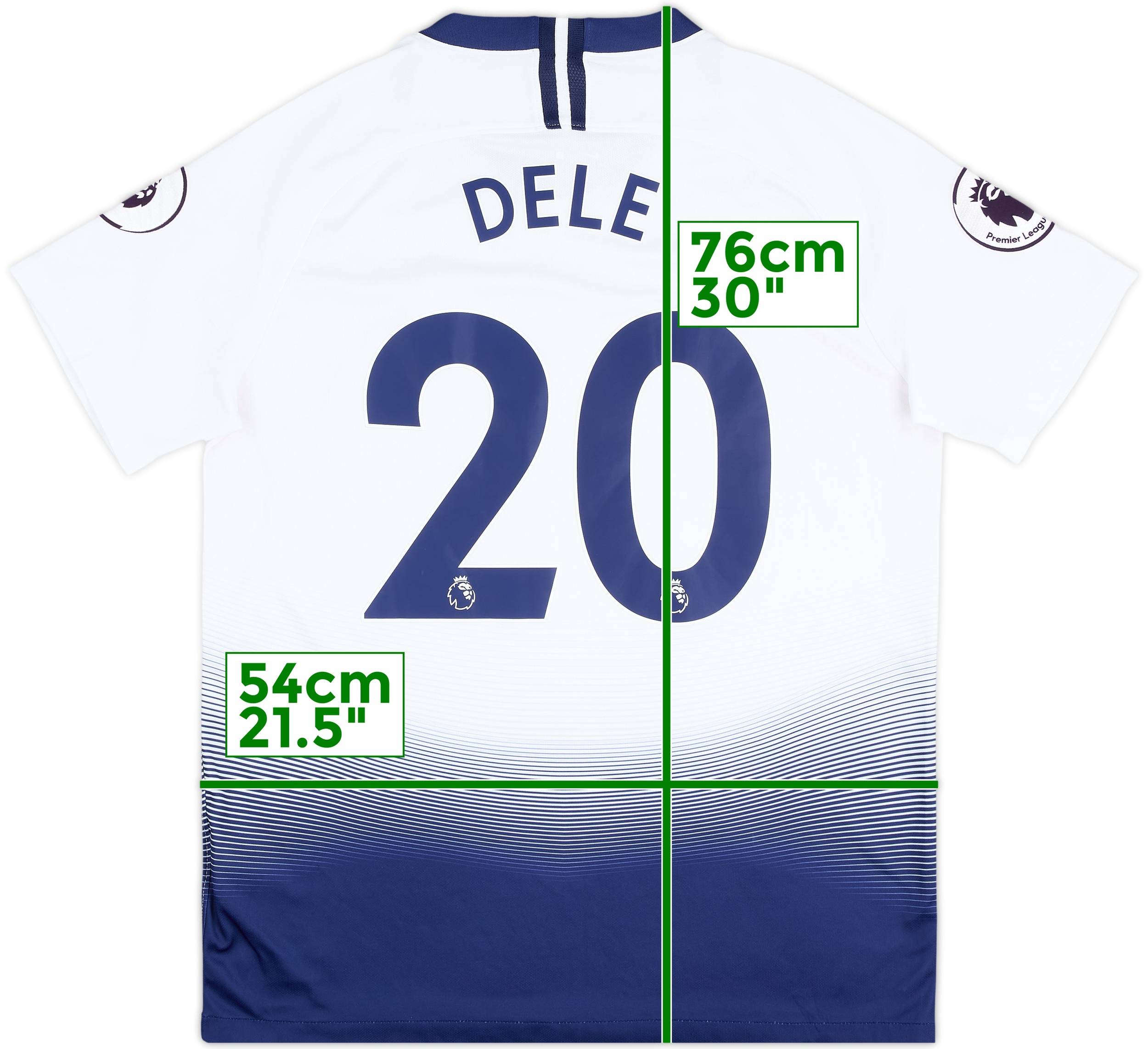 Tottenham 18-19デレアリ20番　ユニフォーム 2018-19 Tottenham Home Shirt Dele #20 - 6/10 - (L)