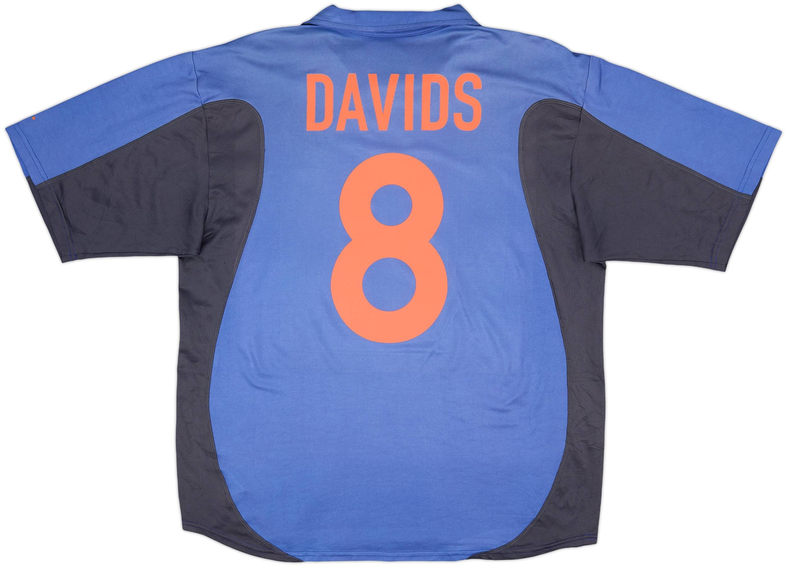 2000-02 Netherlands Away Shirt Davids #8 - 6/10 - (L)