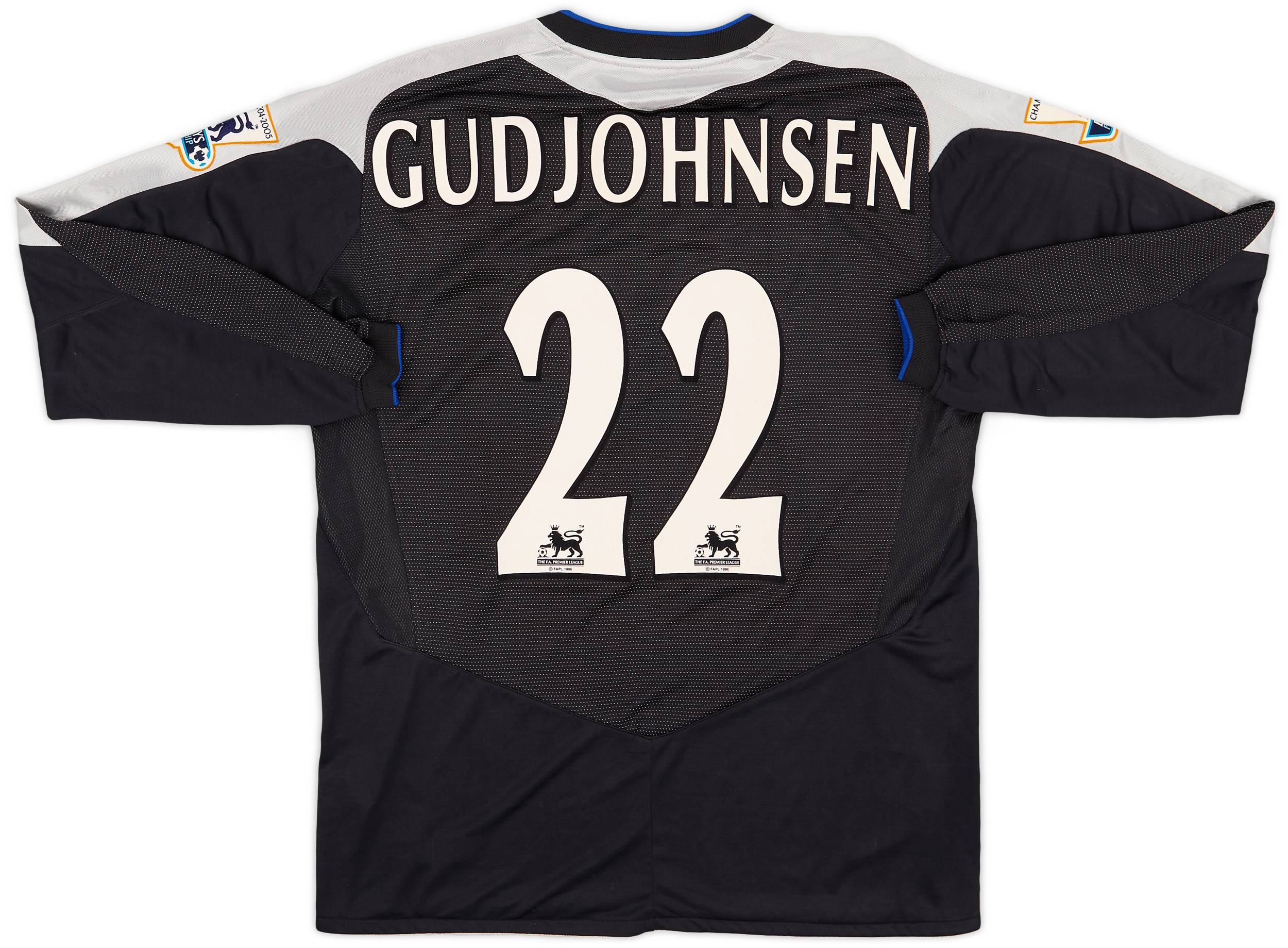 2005-06 Chelsea Match Issue Third L/S Shirt Gudjohnsen #22
