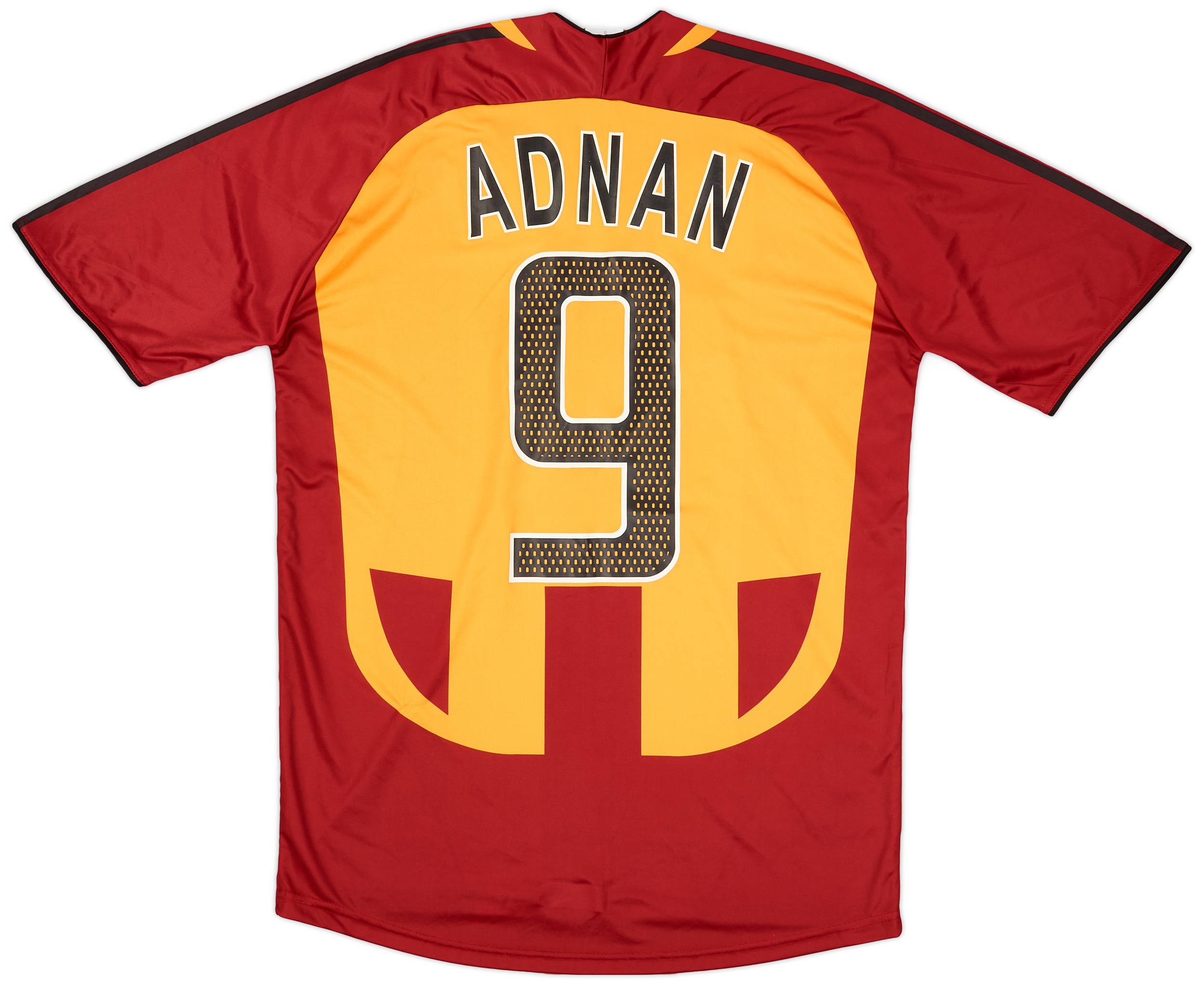 2006-07 Galatasaray Basic Home Shirt Adnan #9 - 9/10 - (S)