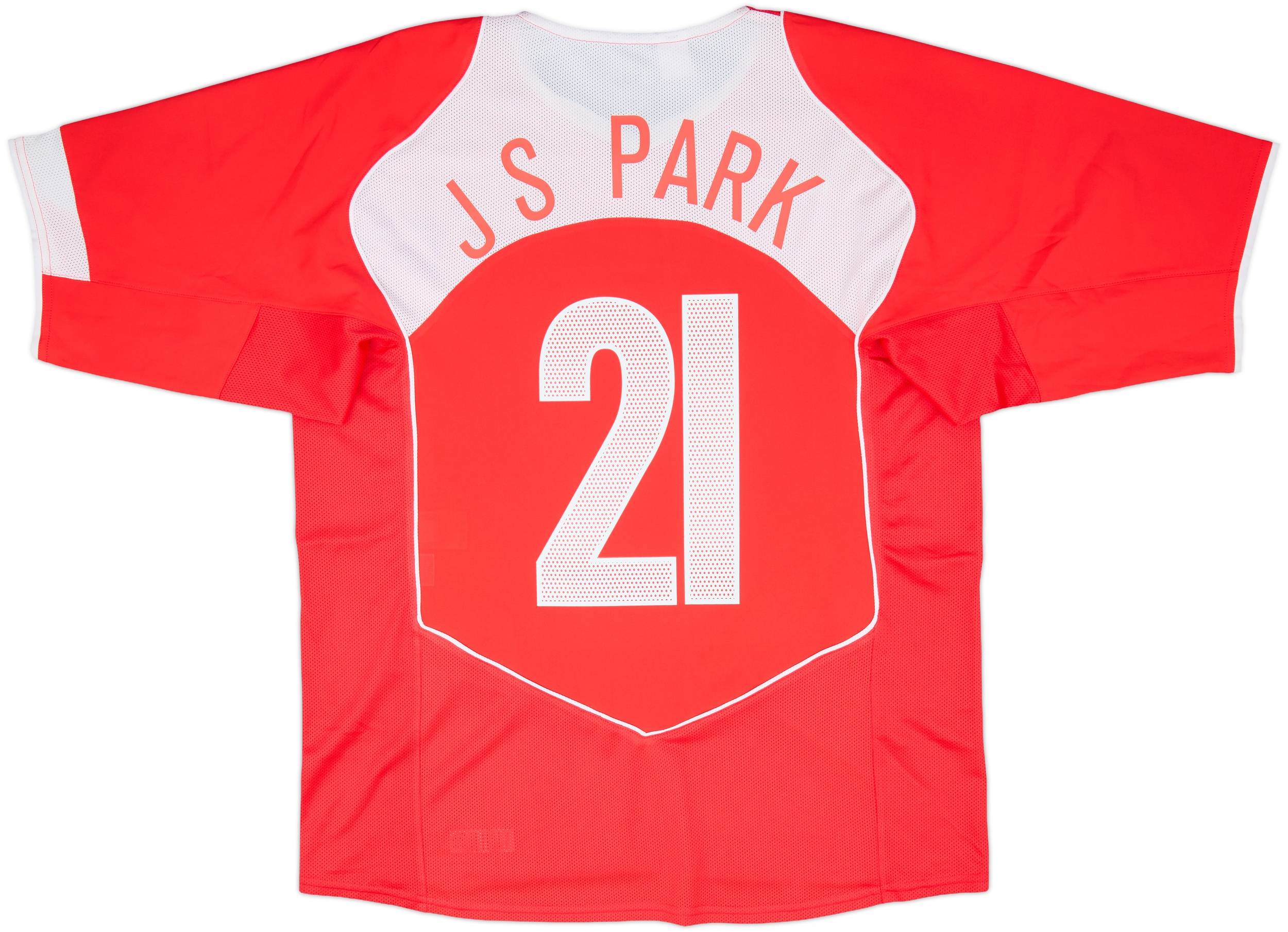 2004-06 South Korea Home Shirt J S Park #21 - 8/10 - (L)