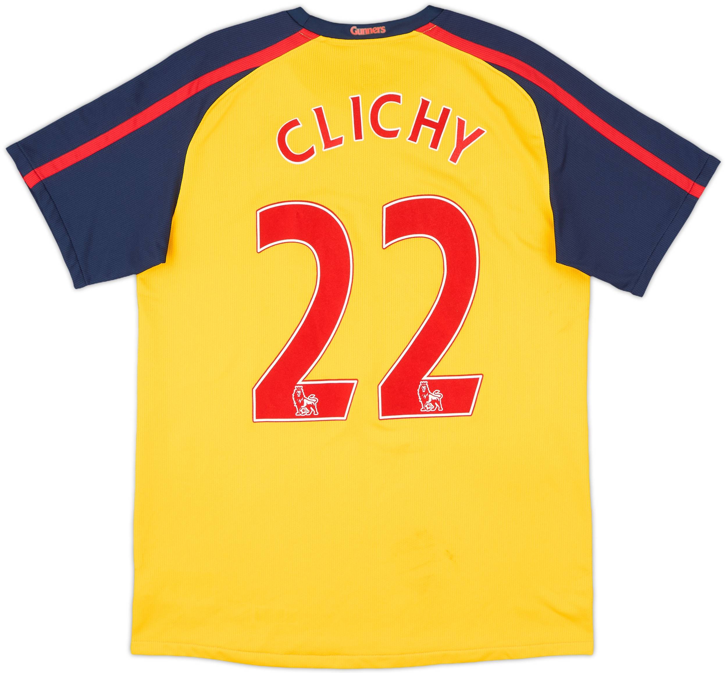 2008-09 Arsenal Away Shirt Clichy #22 - 8/10 - (M)