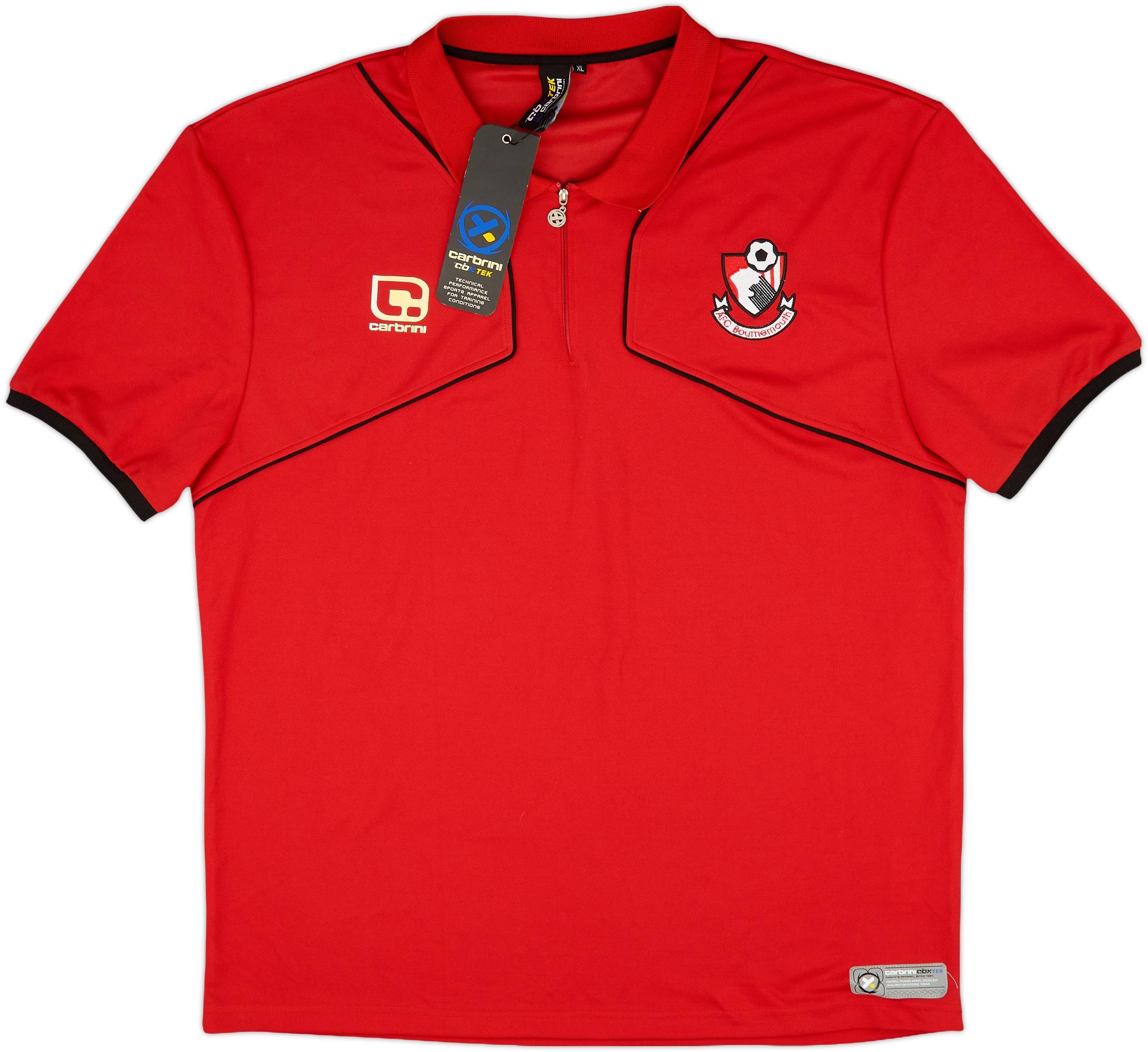 2008-09 Bournemouth Carbrini 1/4 Zip Polo Shirt (XL)