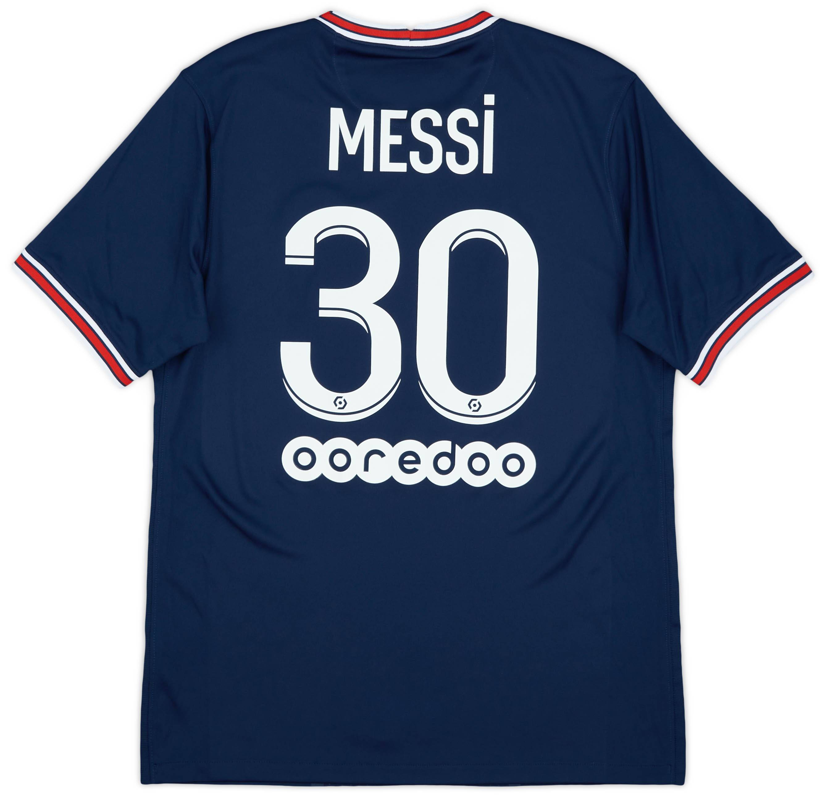 2021-22 Paris Saint-Germain Home Shirt Messi #30 - 10/10 - (M)