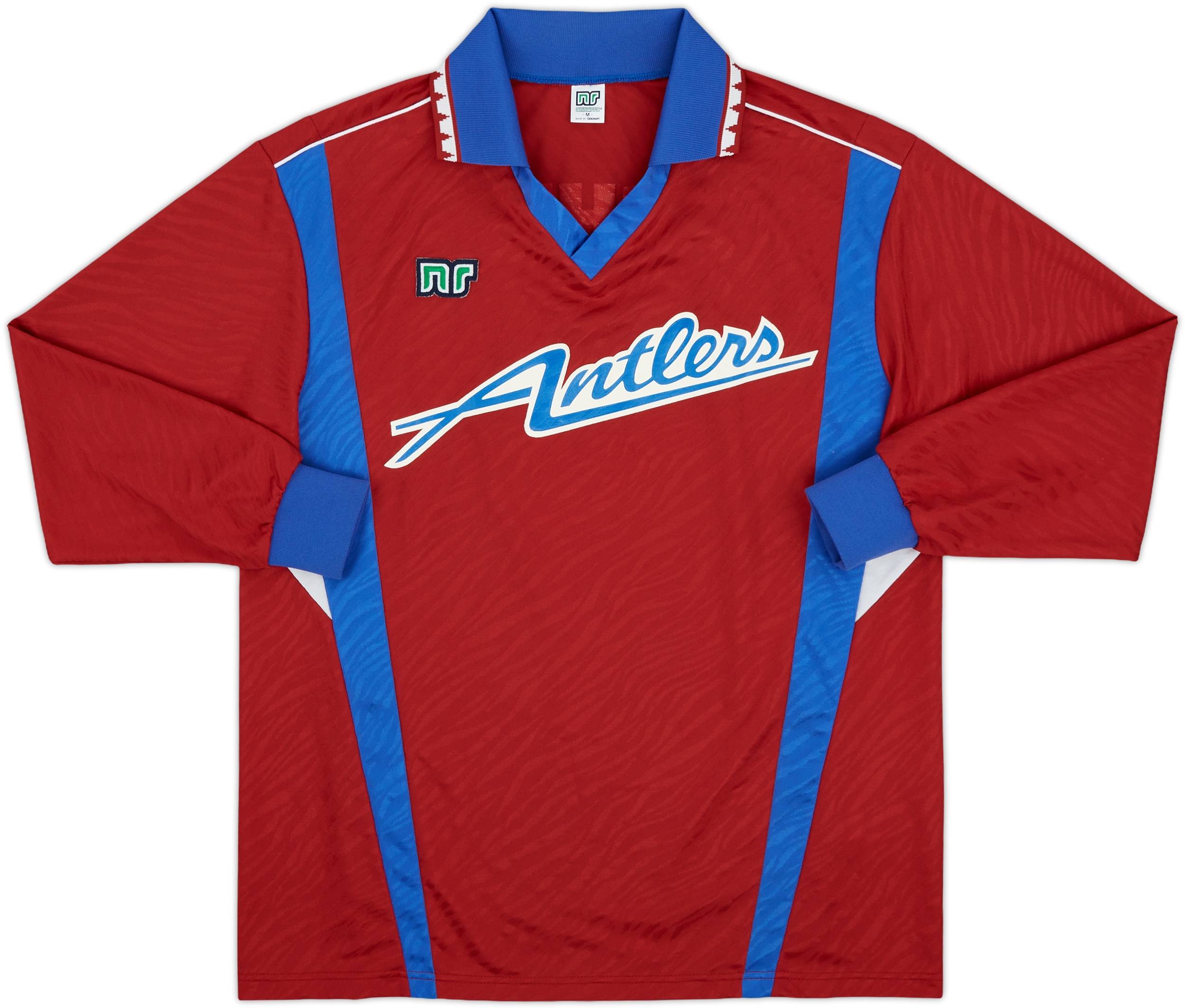 1992 Kashima Antlers Home L/S Shirt - 10/10 - (M)
