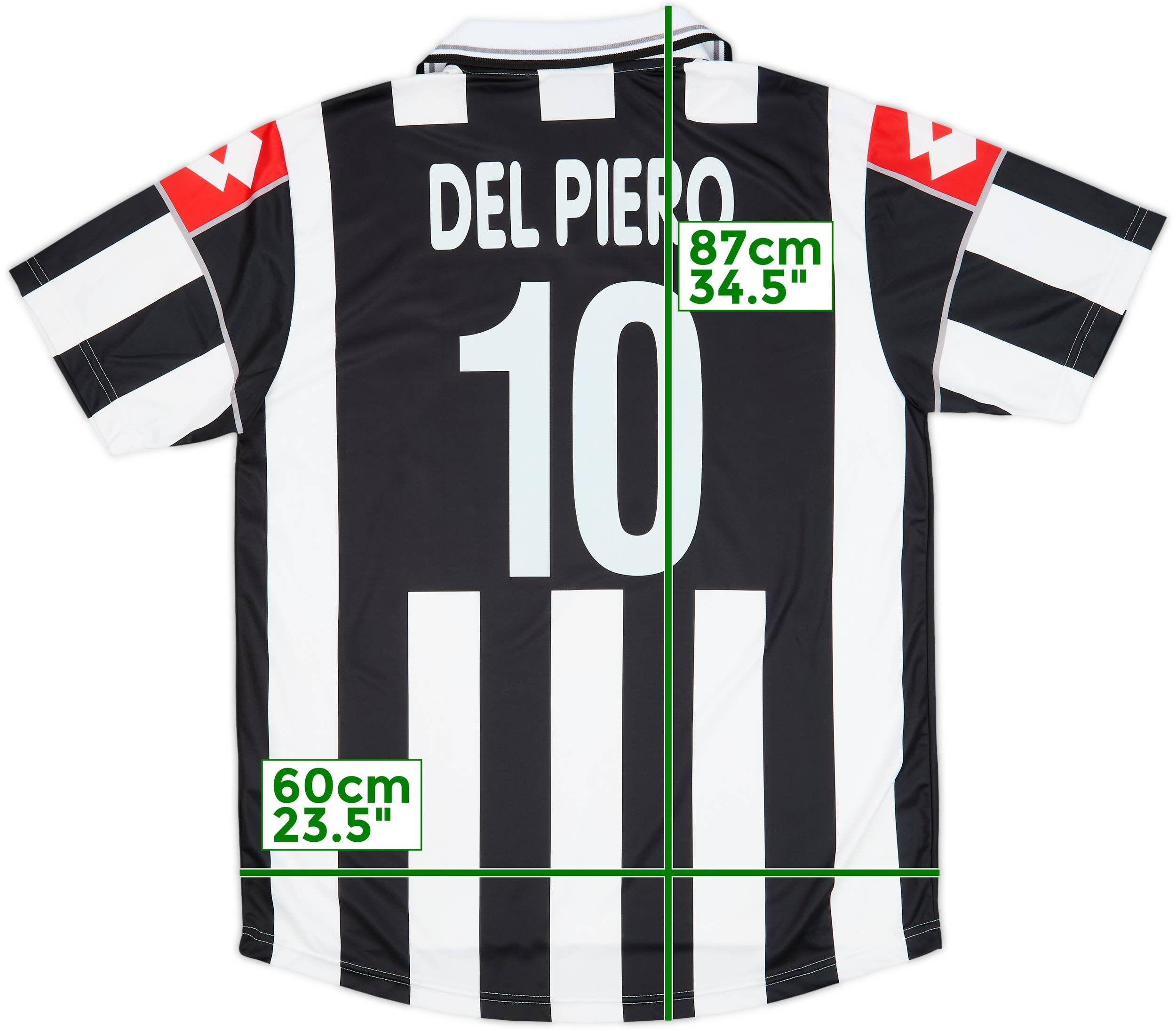 2000-01 Juventus Home Shirt Del Piero #10 (XL)