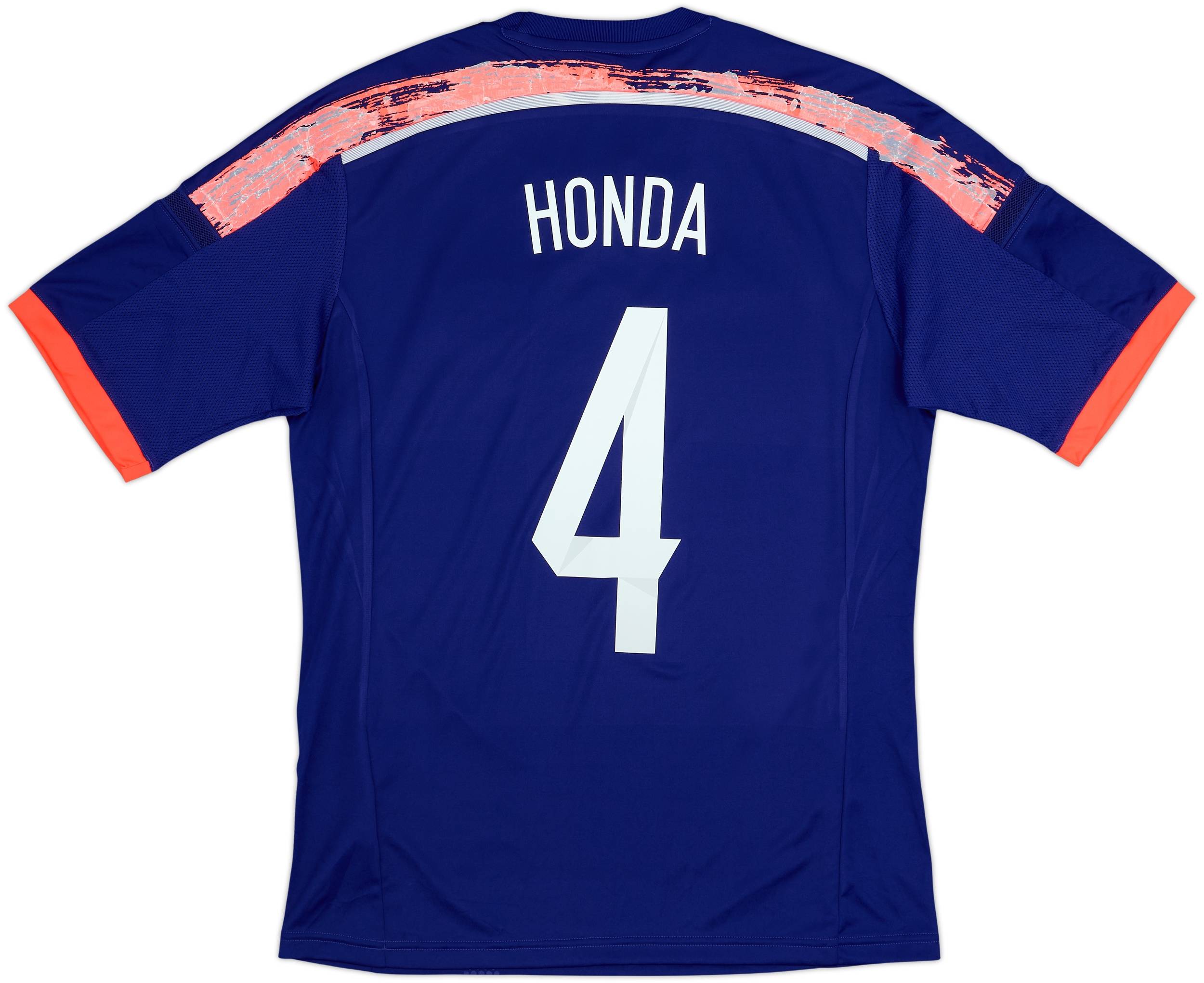  サッカー日本代表 ユニフォーム HONDA 4番 2013-15 Japan Home Shirt Honda #4 (S)