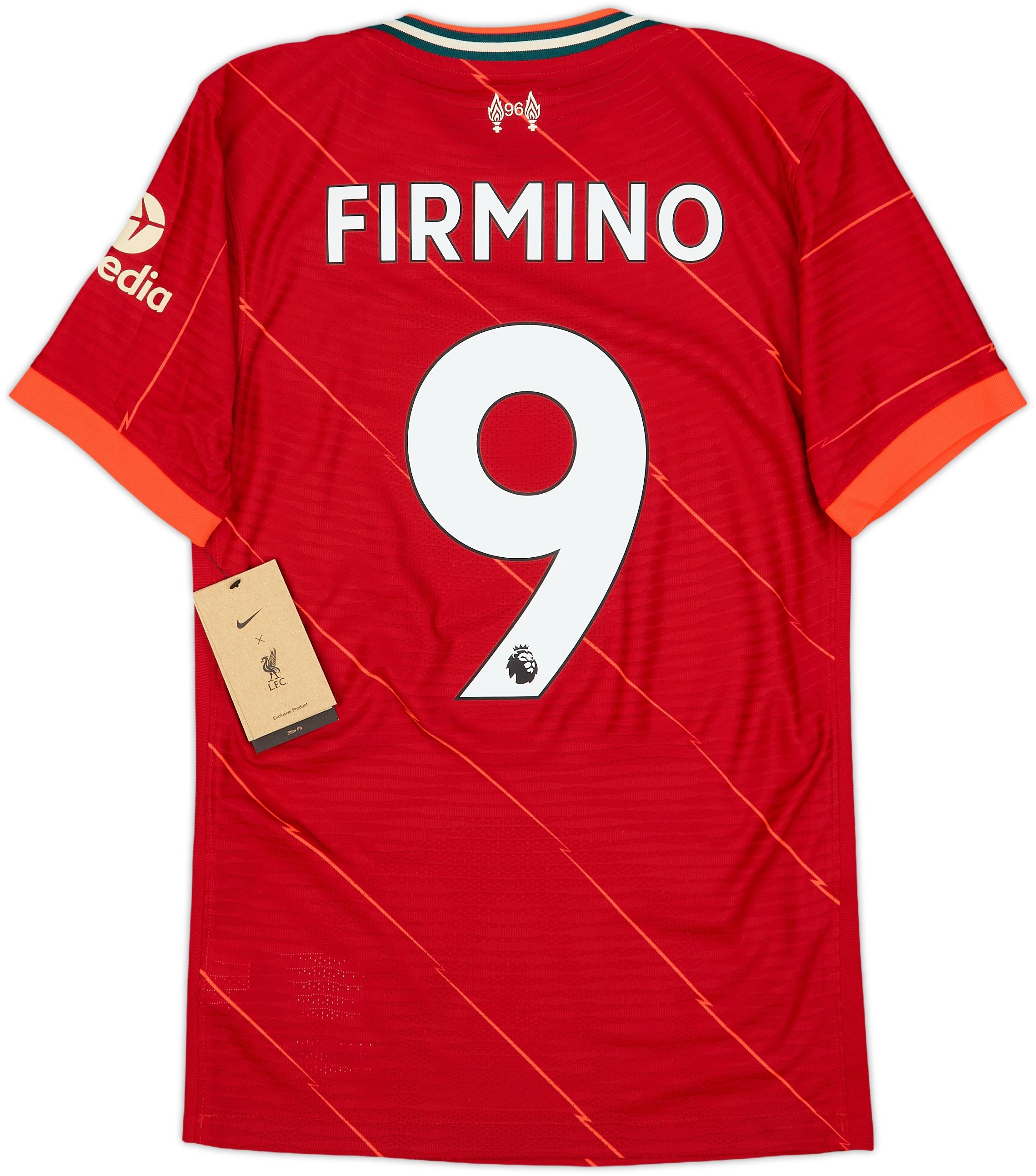 リバプールFC Firmino 9 シャツ XL 2021-22 Liverpool Authentic Home Shirt Firmino #9 (XS)