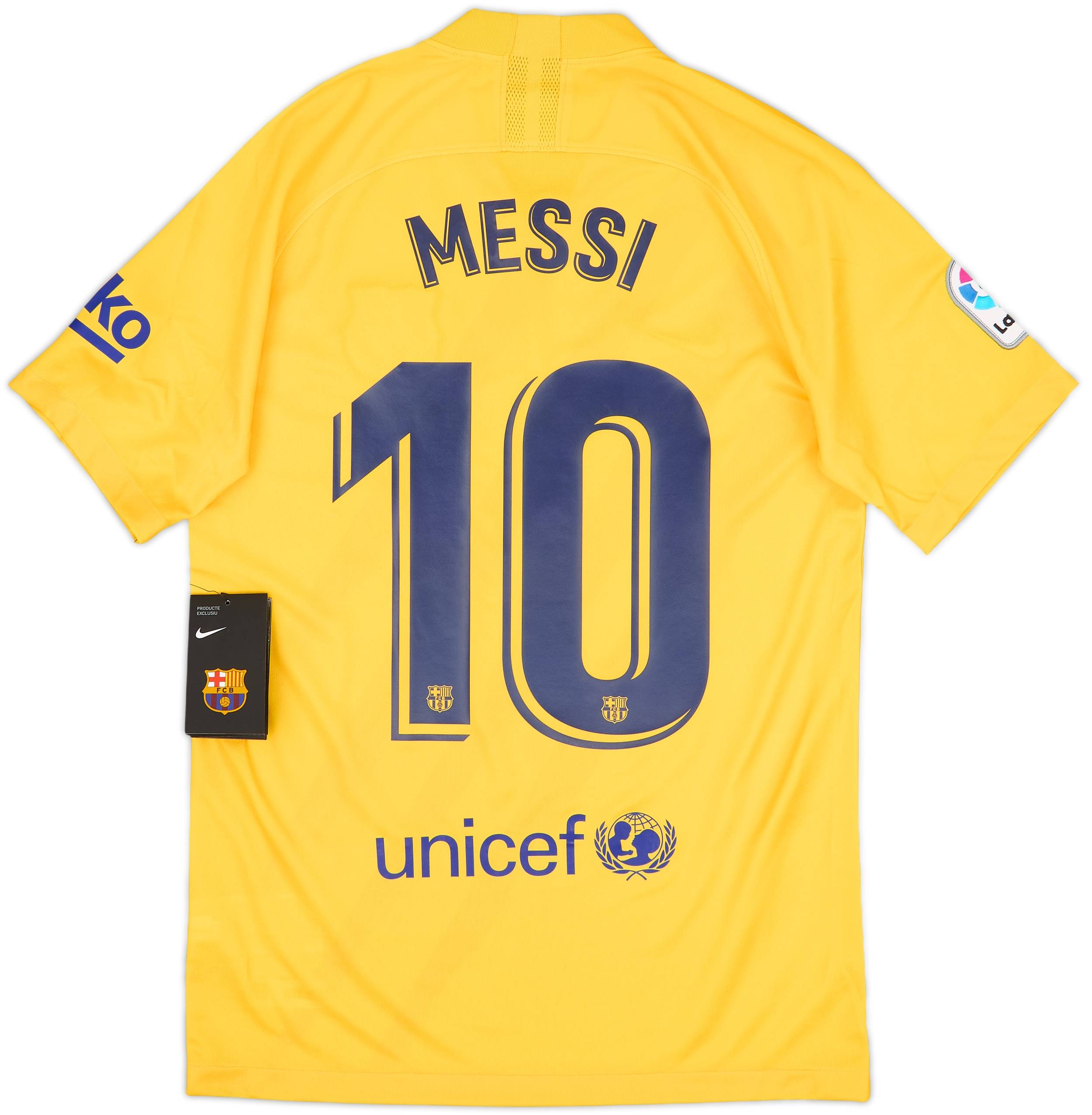 2019-20 Barcelona 'Senyera' Fourth Shirt Messi #10 (S)