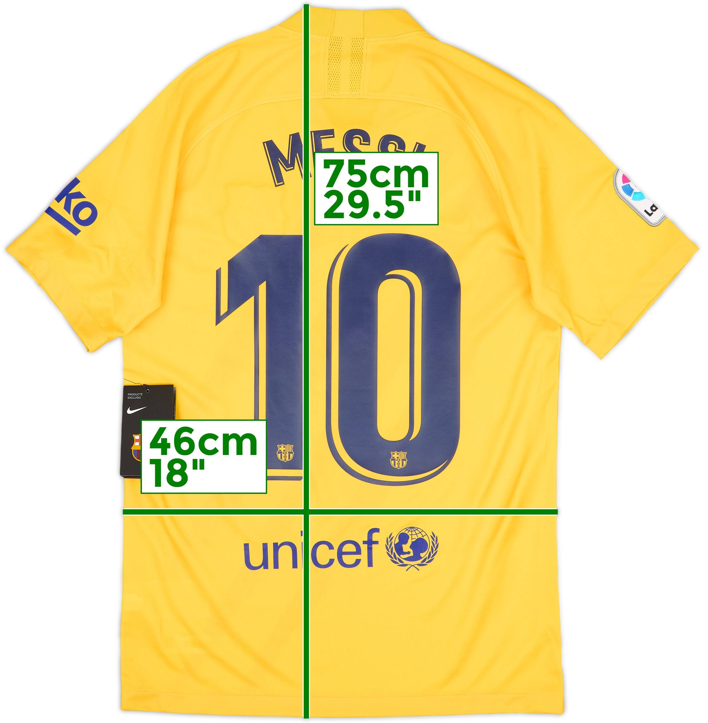 2019-20 Barcelona 'Senyera' Fourth Shirt Messi #10 (S)