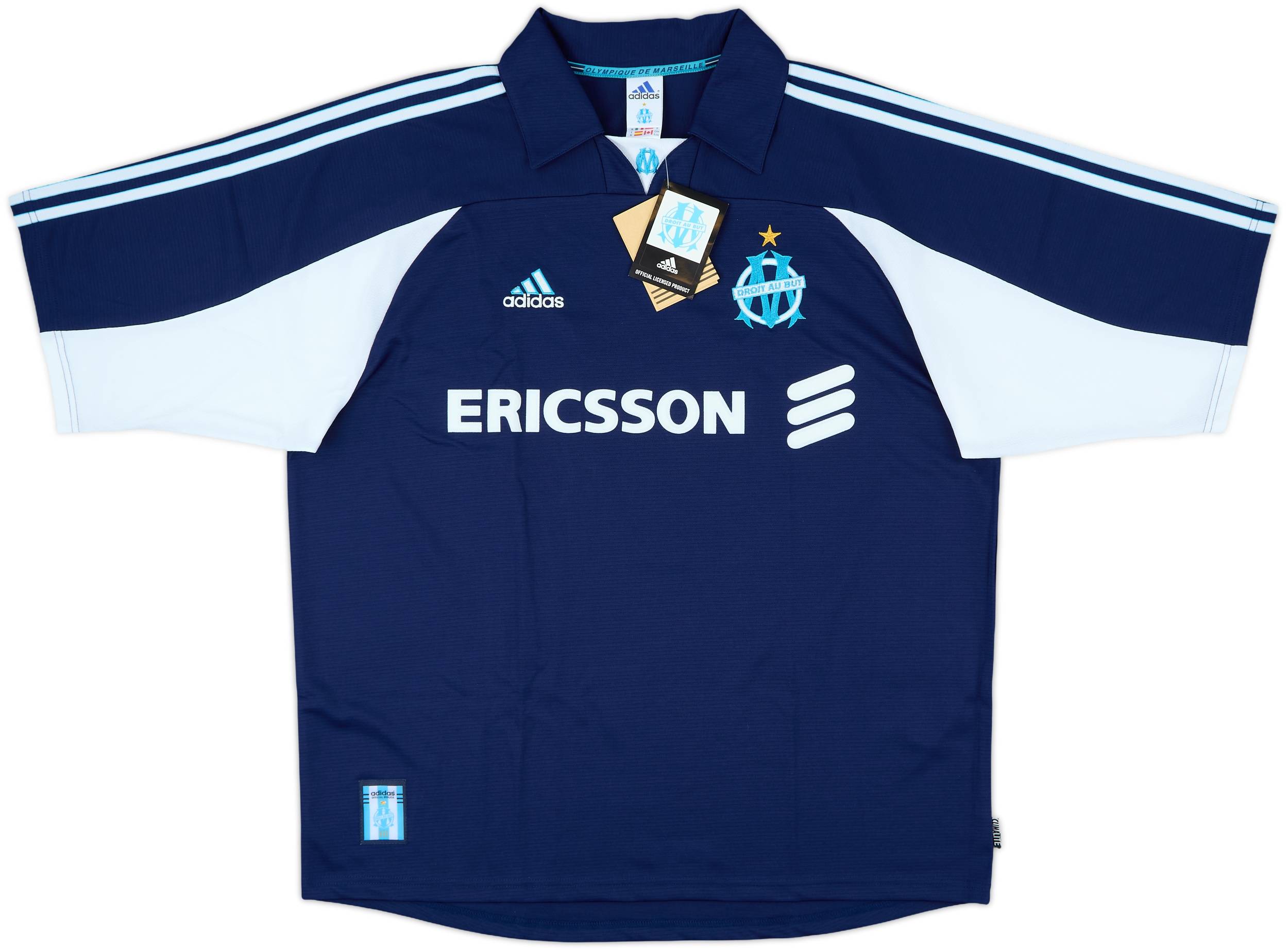 1999-00 Olympique Marseille Away Shirt Pires #7 (XL)