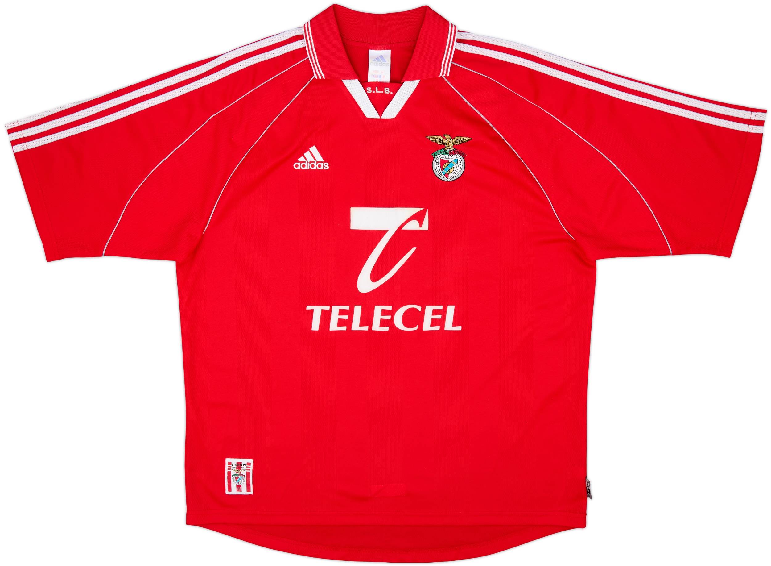 1999-00 Benfica Home Shirt - 9/10 - (XL)