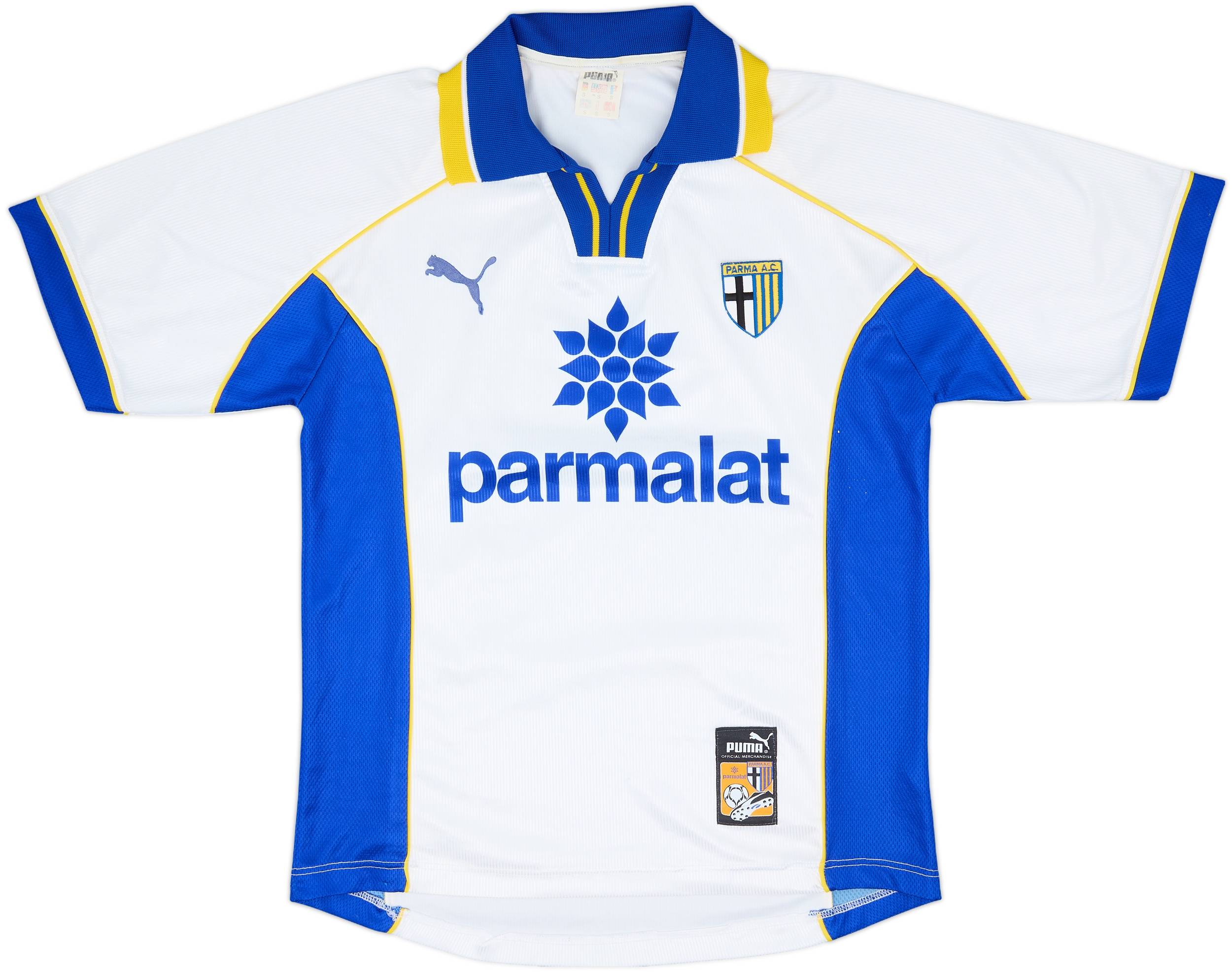 ウェア 90s Lottoe PARMA A.C Football Shirts 1998-99 Parma Lotto Polo Shirt - 7/10 - (L)