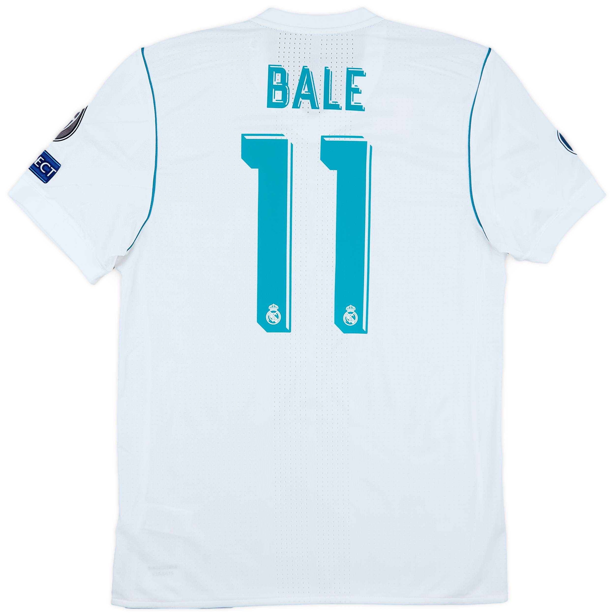 2017-18 Real Madrid Authentic Home Shirt Bale #11 (L)