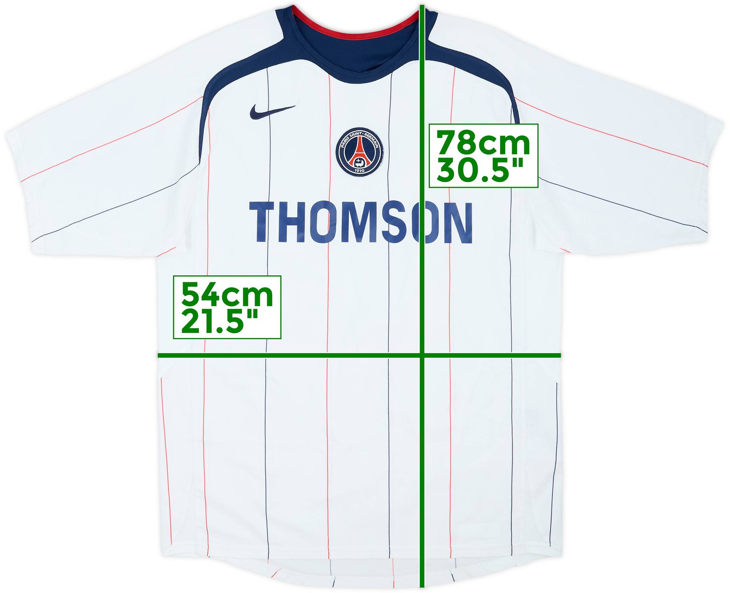 ウェア 06-07 PSG Germain Away Shirt Gallardo 10 2005-06 Paris Saint-Germain Away Shirt - 6/10 - (M)