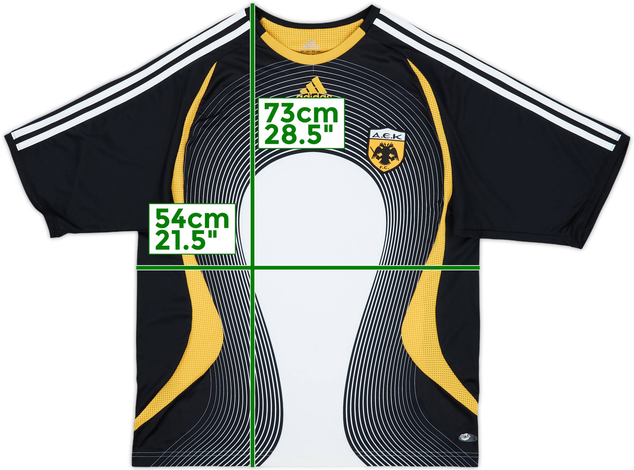 2006-07 AEK Athens adidas Training Shirt - 8/10 - (L)