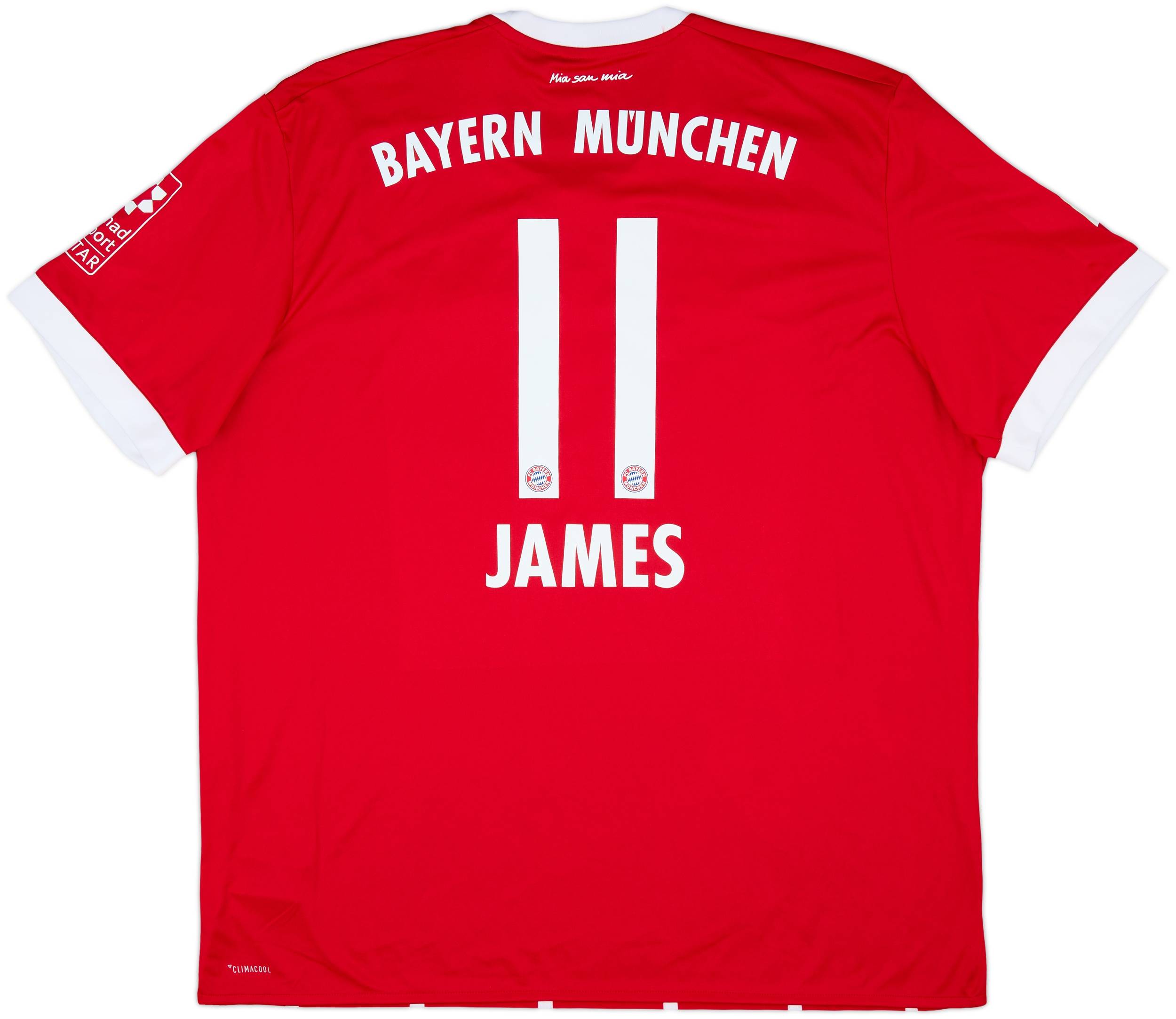 2017-18 Bayern Munich Home Shirt James #11 - 10/10 - (XXL)