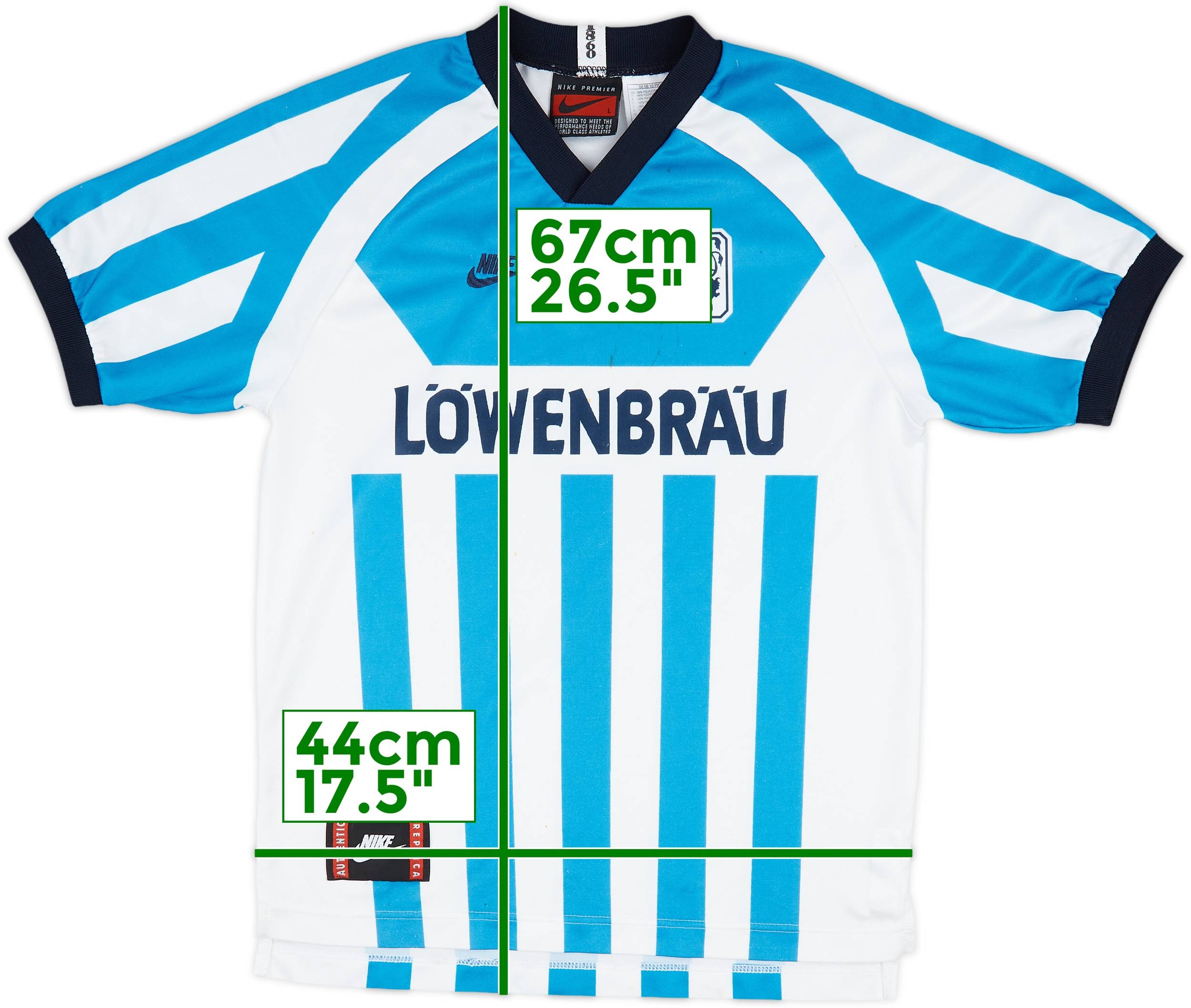 1995-96 1860 Munich Home Shirt - 6/10 - (L.Boys)