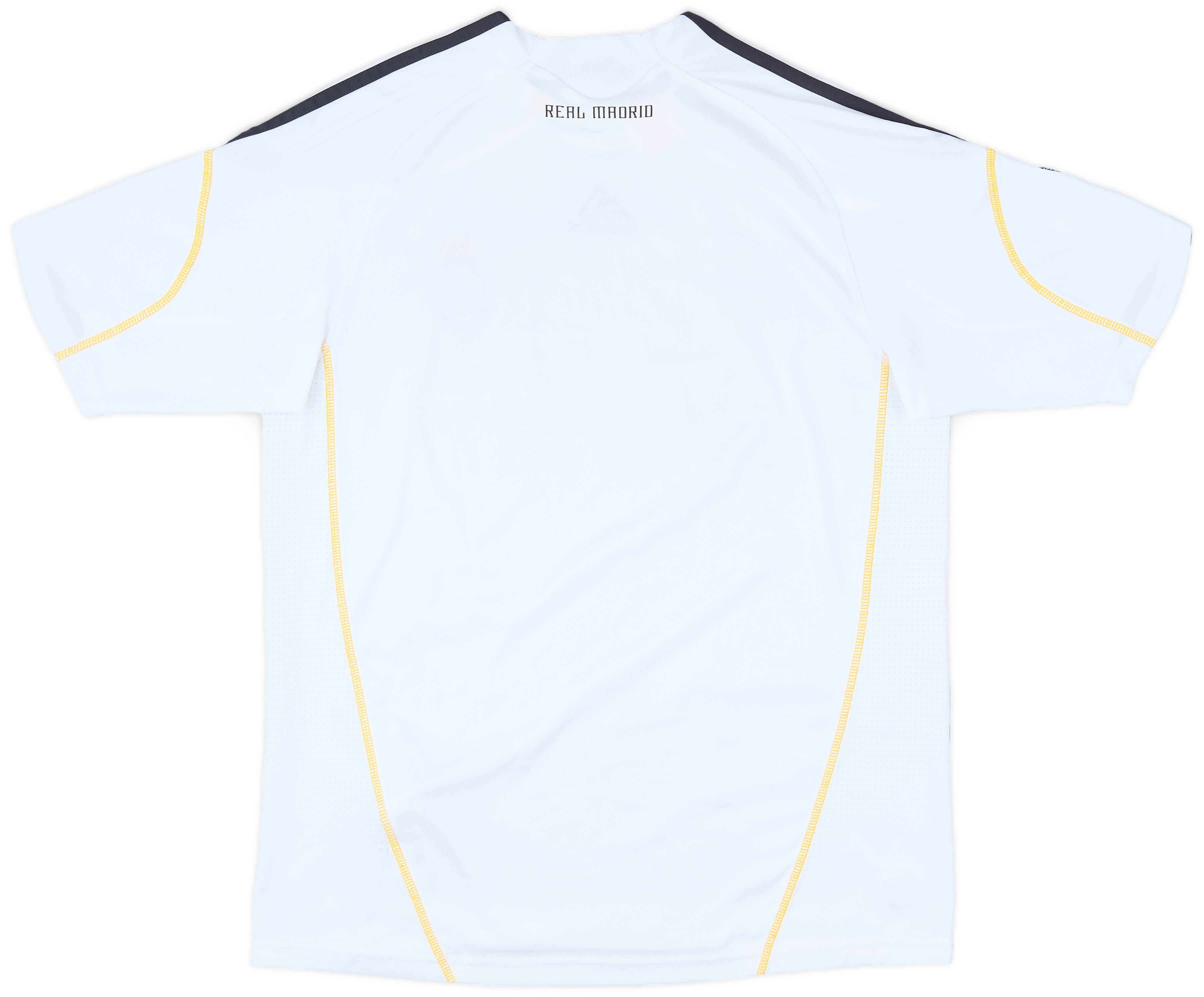 アディダス 00s 09/10REAL MADIRD ユニフォーム M 2009-10 Real Madrid Home Shirt - 8/10 - (XL.Boys)
