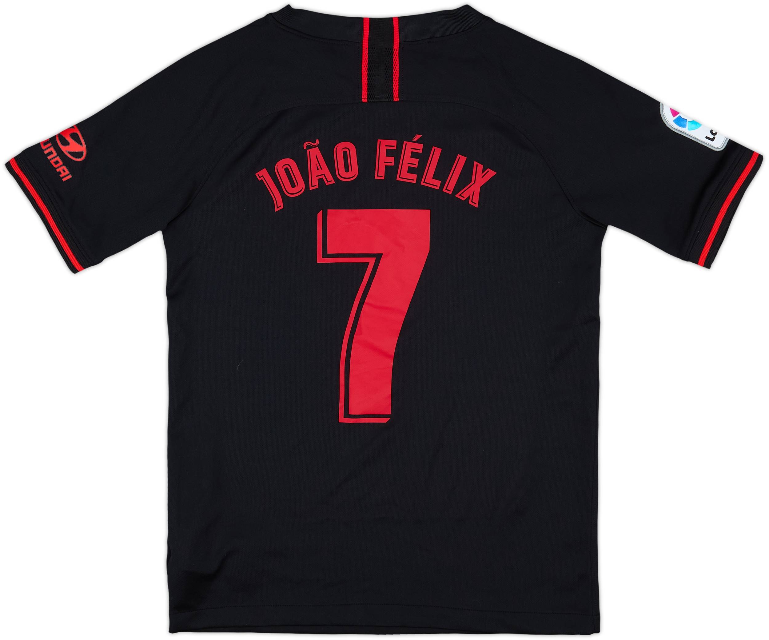 2019-20 Atletico Madrid Away Shirt Joao Felix #7 - 8/10 - (L.Boys)