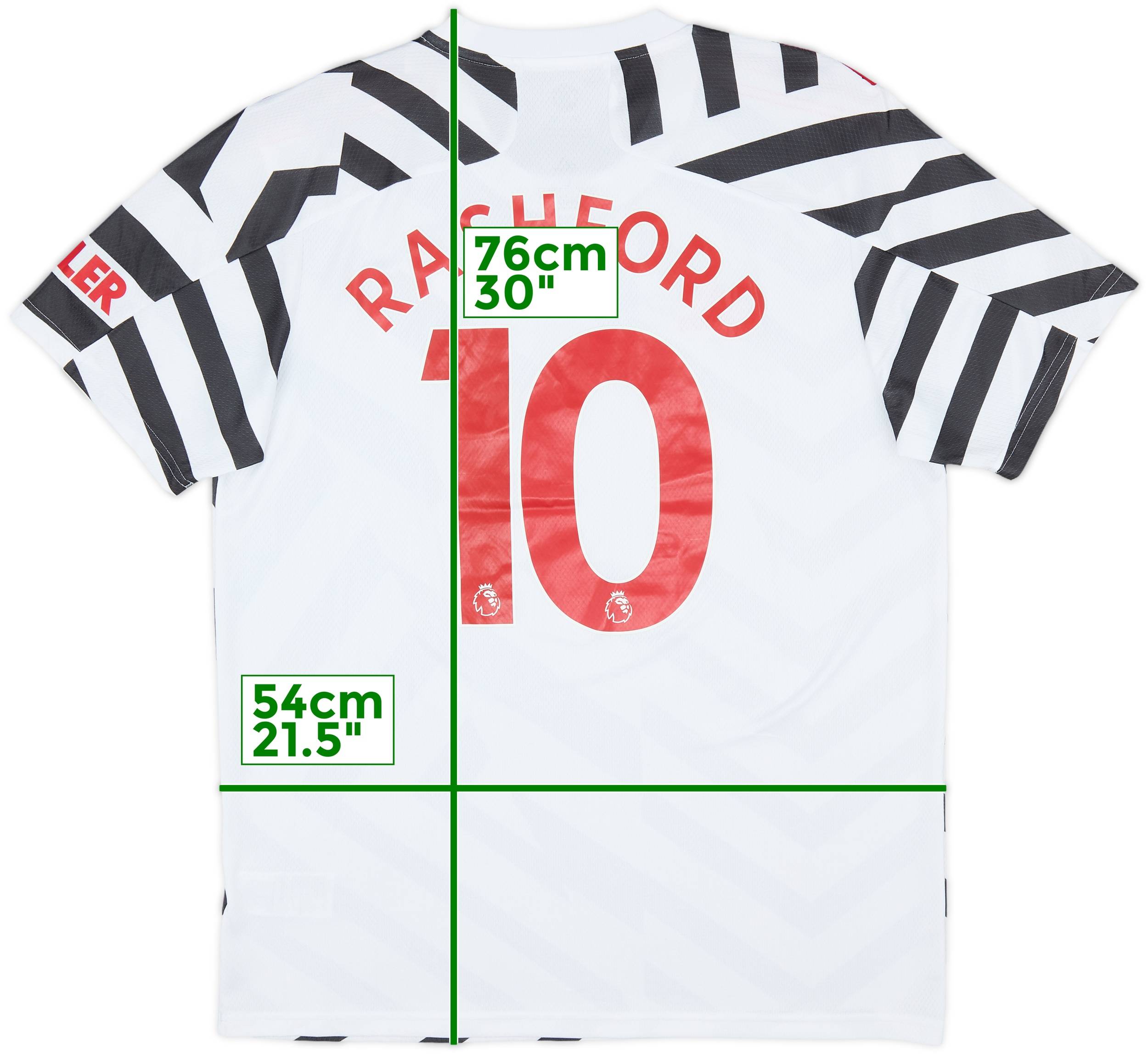 2020-21 Manchester United Third Shirt Rashford #10 - 9/10 - (L)