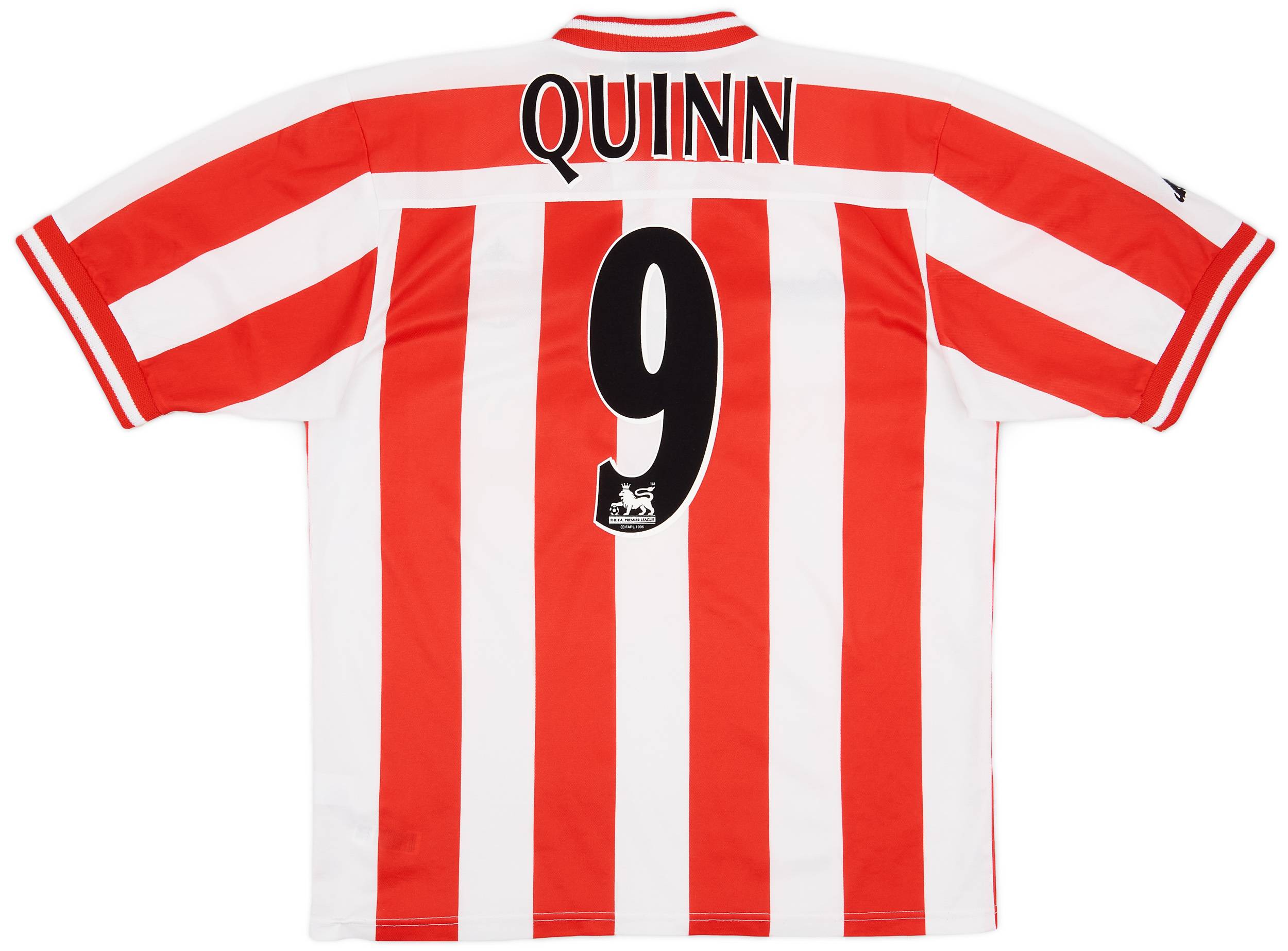 1999-00 Sunderland Home Shirt Quinn #9 - 8/10 - (M)