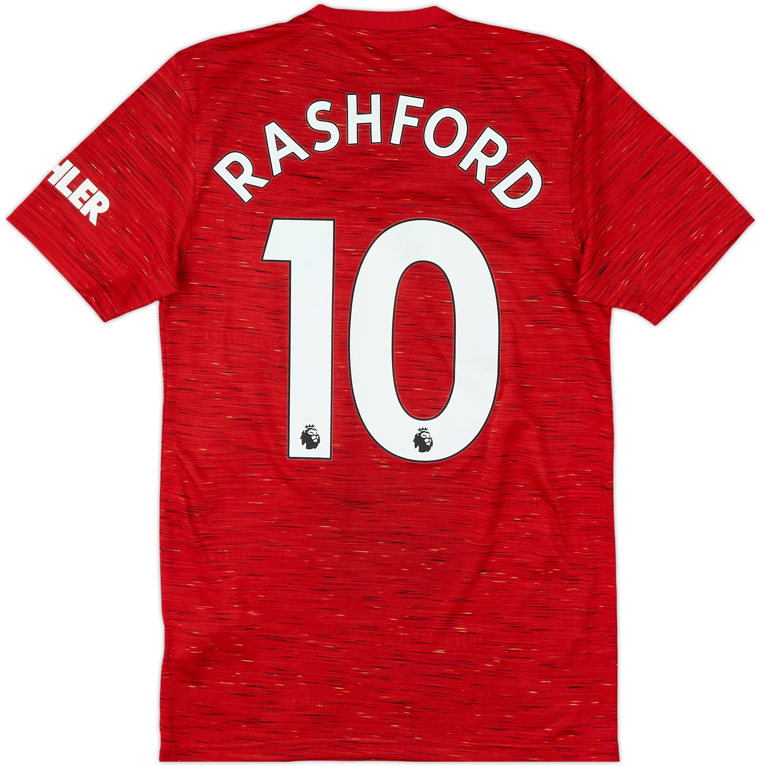 Manchester United Rashford 10 ユニフォーム 2020-21 Manchester United Home Shirt Rashford #10 - 10/10 - (XS)