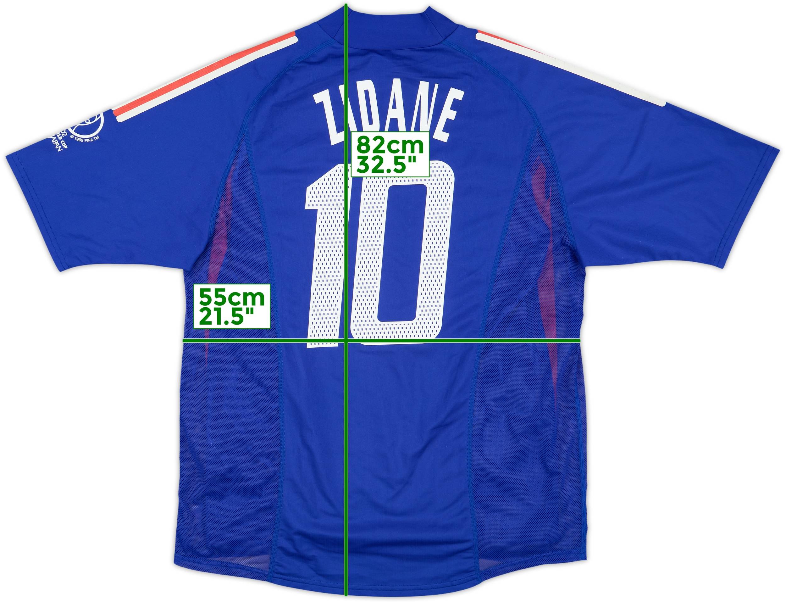 ウェア adidas 2000~2002 France ZIDANE 2000 Adidas France Home Soccer Jersey Zinedine Zidane Men S