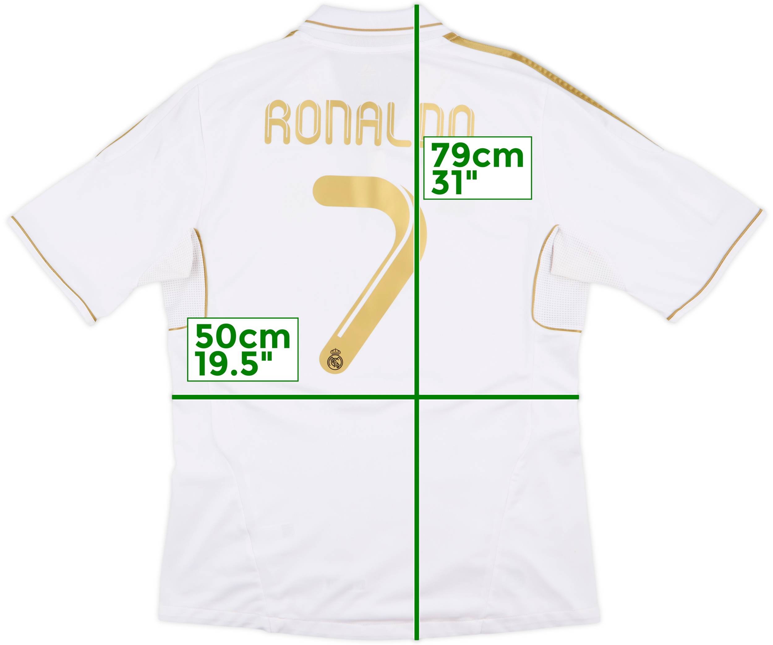 2011-12 Real Madrid Home Shirt Ronaldo #7 - 7/10 - (L)