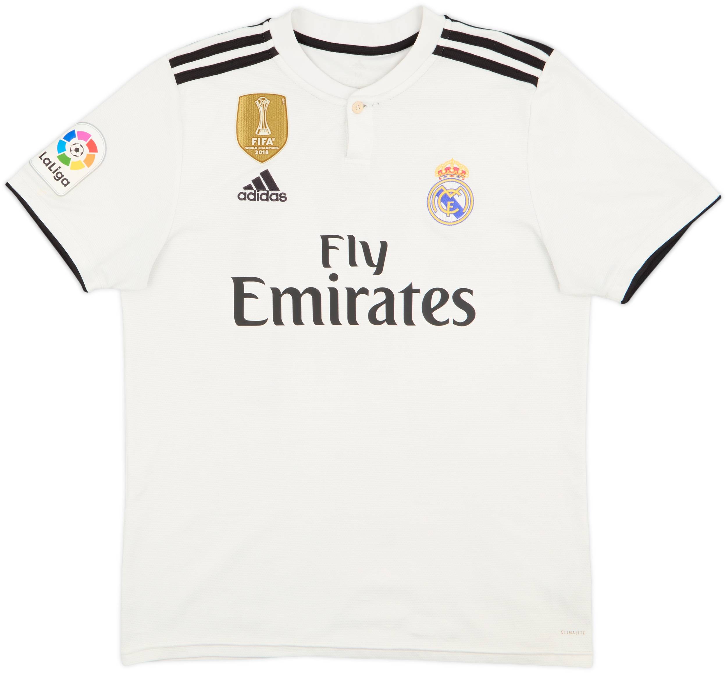 2018-19 Real Madrid Home Shirt Bale #11 - 6/10 - (M)