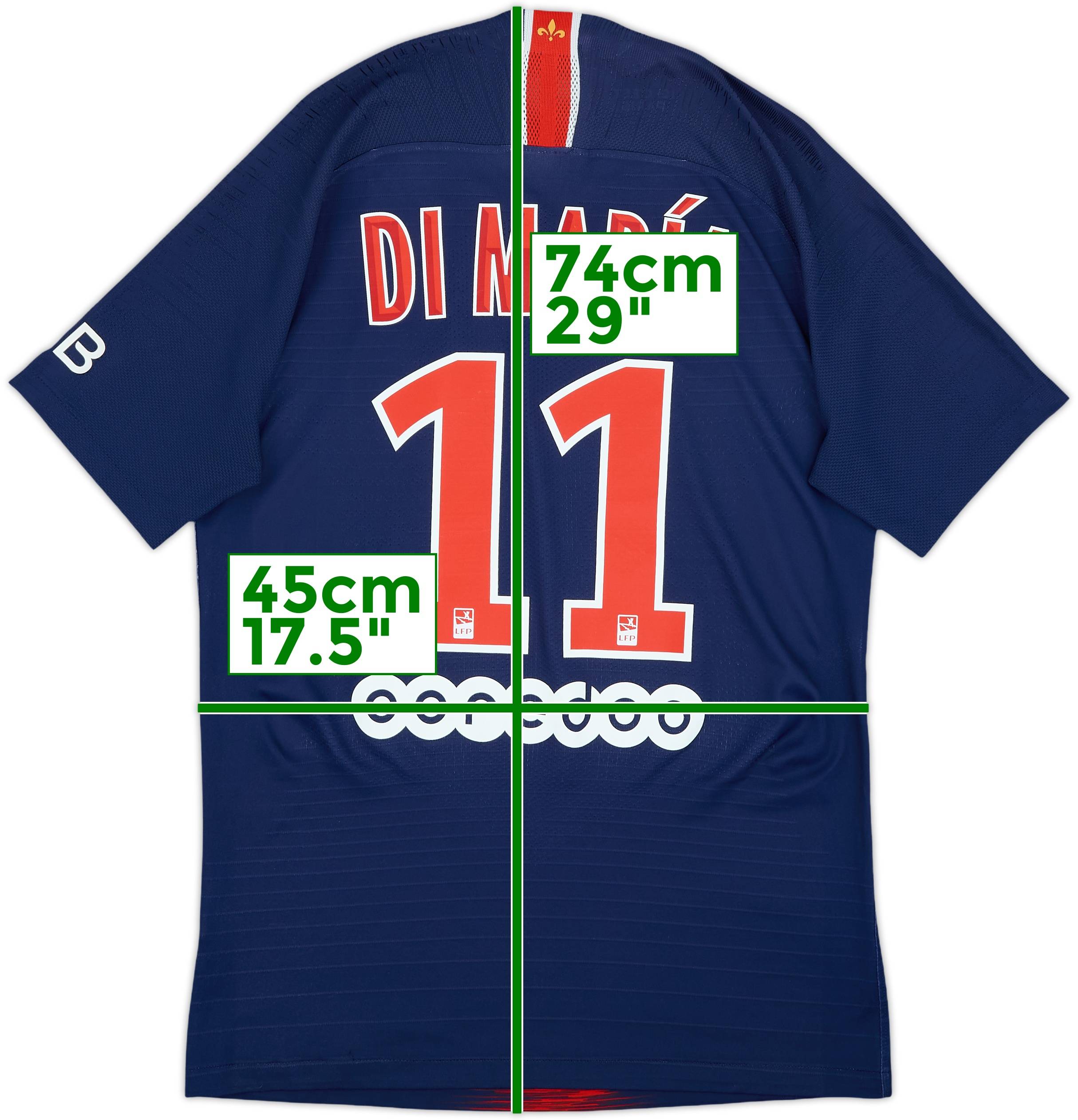 パリ・サンジェルマン DI MARÍA 11 2018-19 Paris Saint-Germain Authentic Home Shirt DiMaria #11