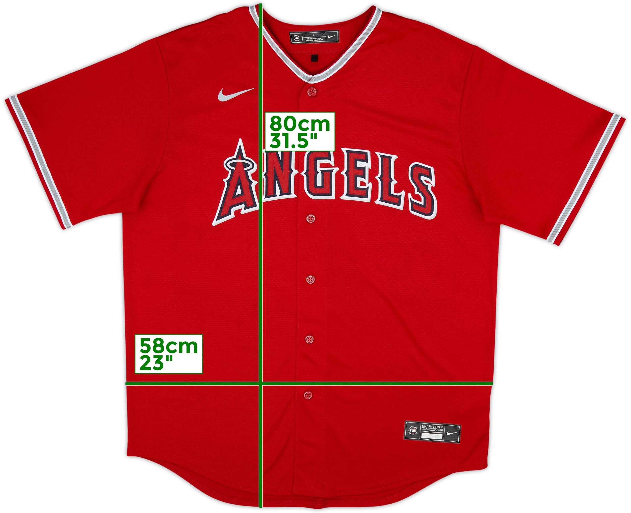 極美品 NIKE MLB LA Angels 20 WALSH Jersey M 2020-25 LA Angels Nike Alternate Jersey - 9/10 - (L)