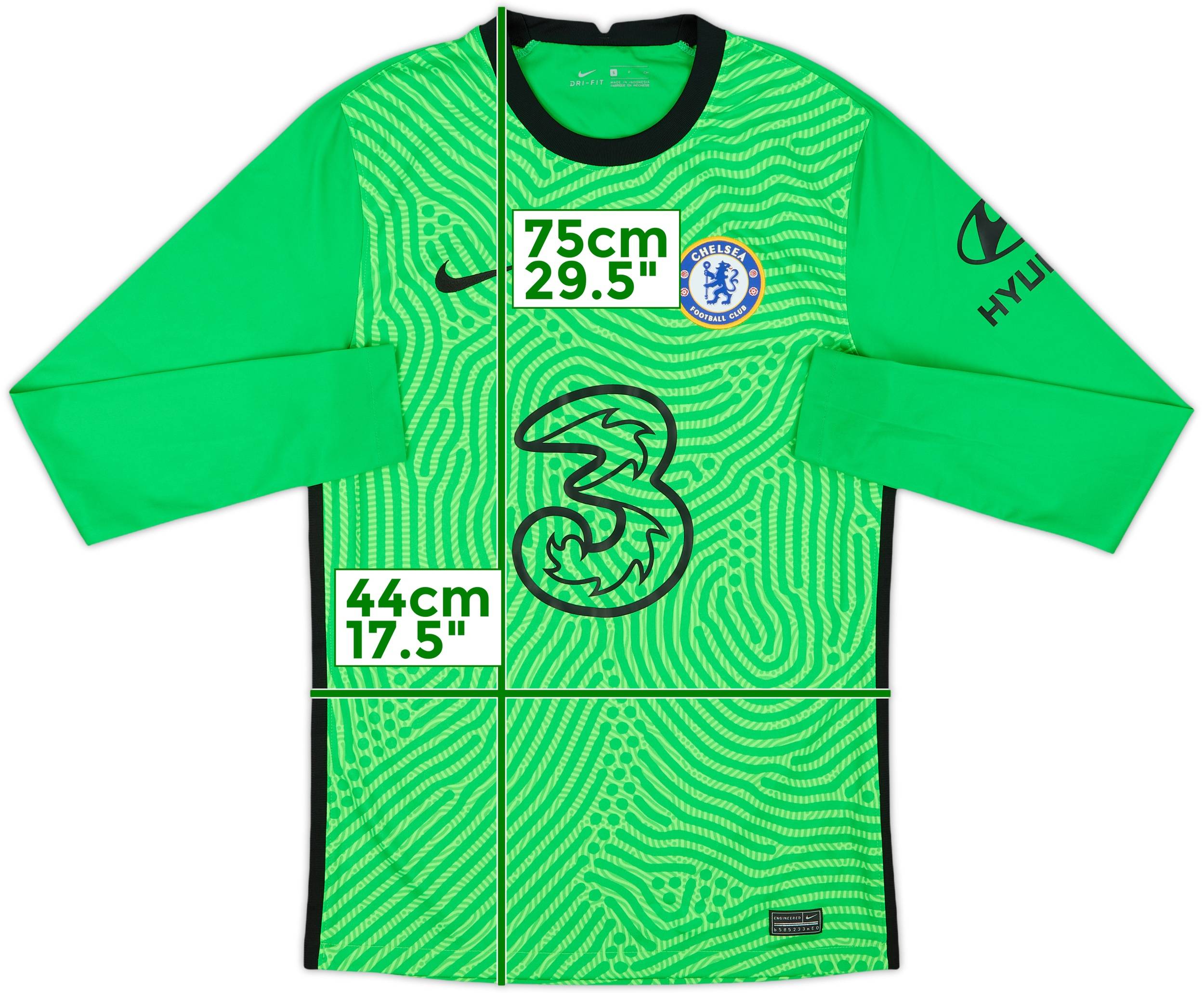 2020-21 Chelsea GK Shirt - 9/10 - (S)