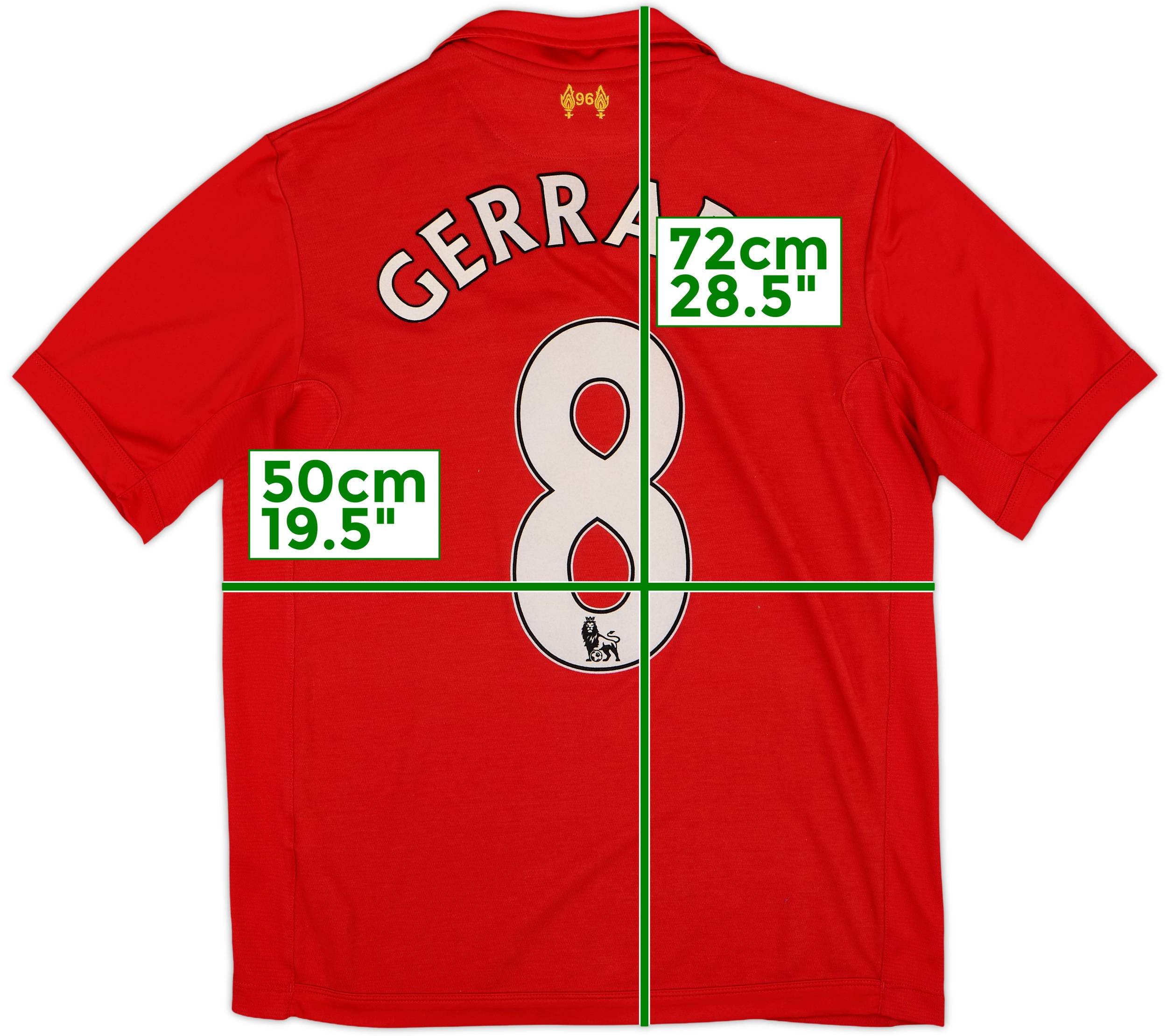 バ*ク様 リバプール GERRARD 8番 シャツ 2006-08 Liverpool Home Shirt Gerrard #8 - 8/10 - (M)